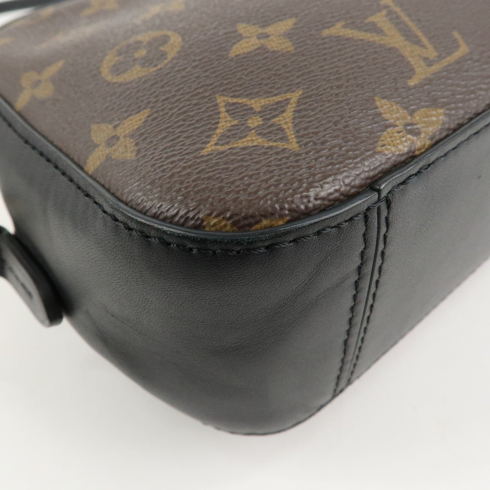 Louis Vuitton Monogram Saintonge Shoulder Bag Noir M43555 Used