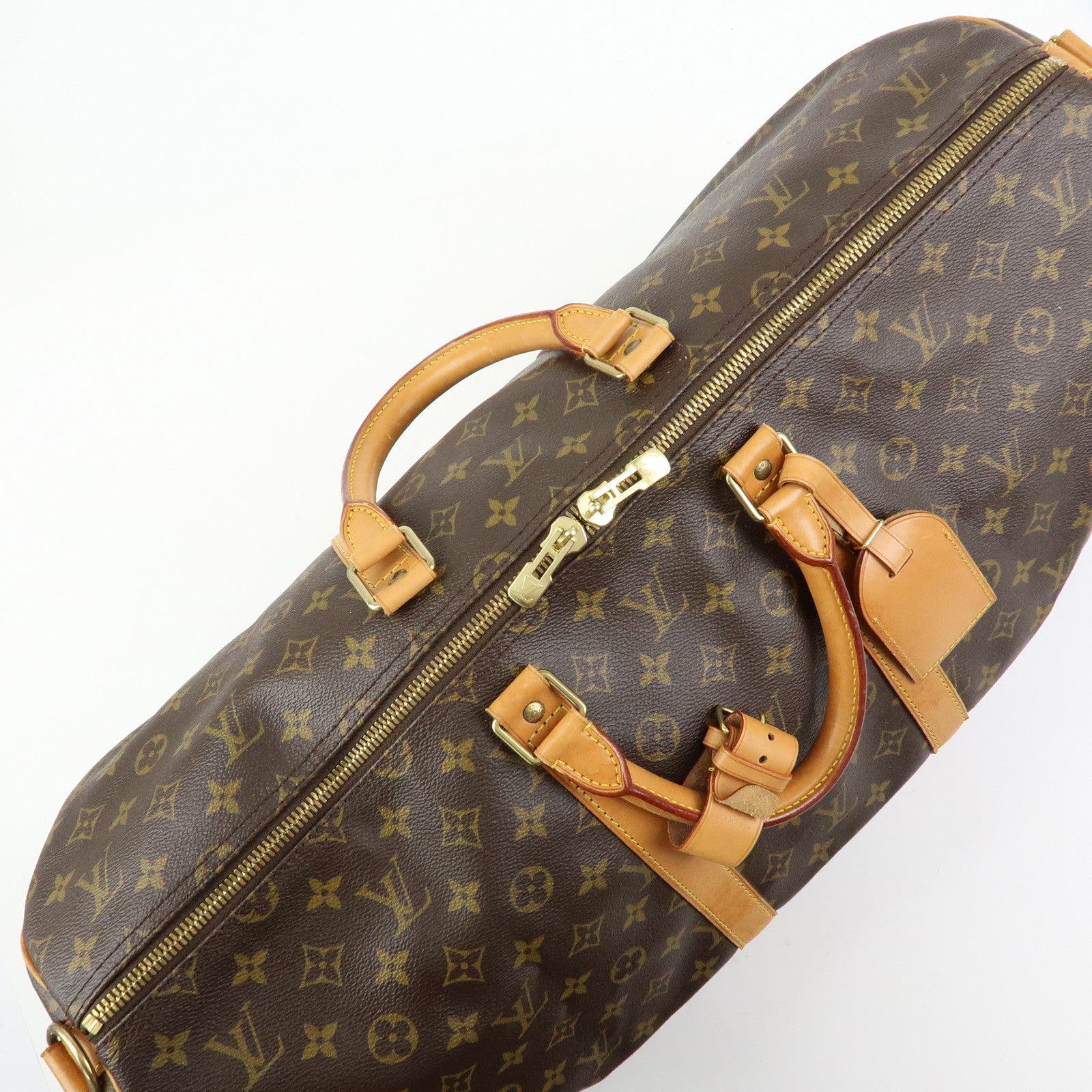 Louis Vuitton Monogram Keep All Bandouliere 55 Boston Bag M41414
