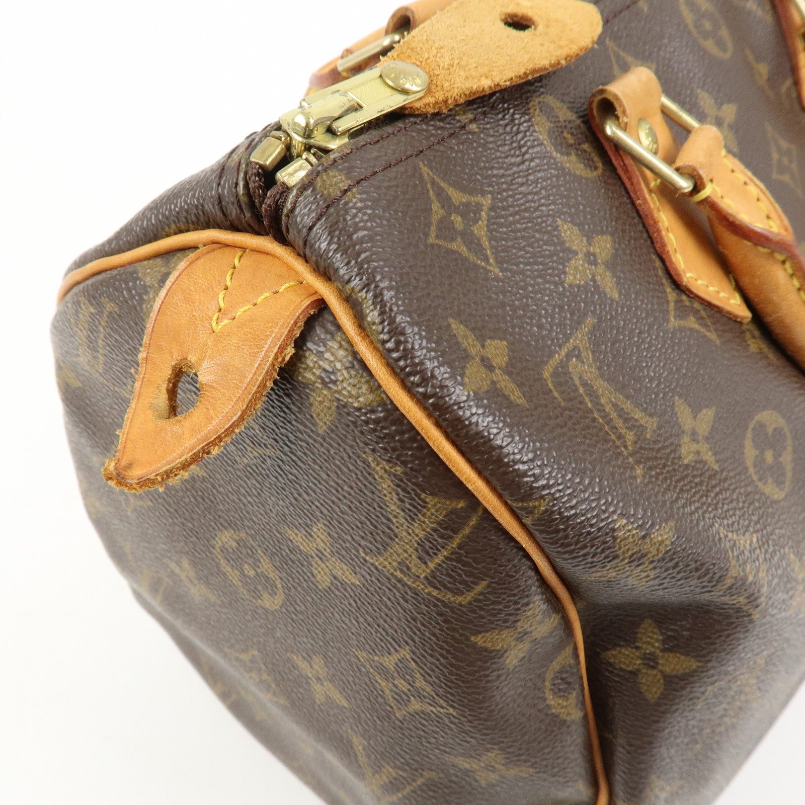 Louis Vuitton Monogram Speedy 30 Boston Bag Hand Bag Brown M41526