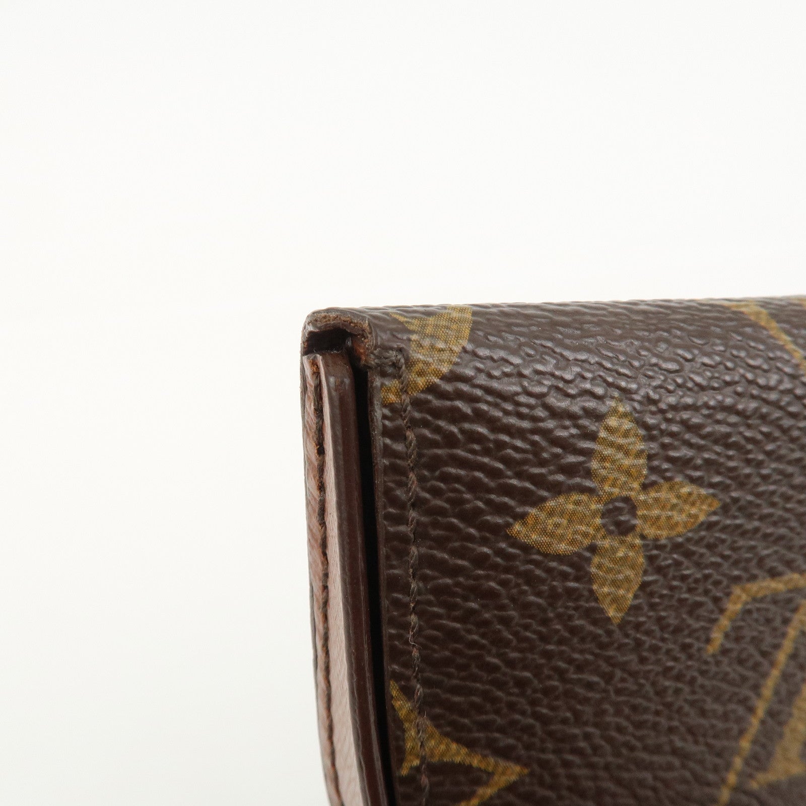 Louis Vuitton Monogram Portemonnaie Cuvette Coin Case Brown M61960