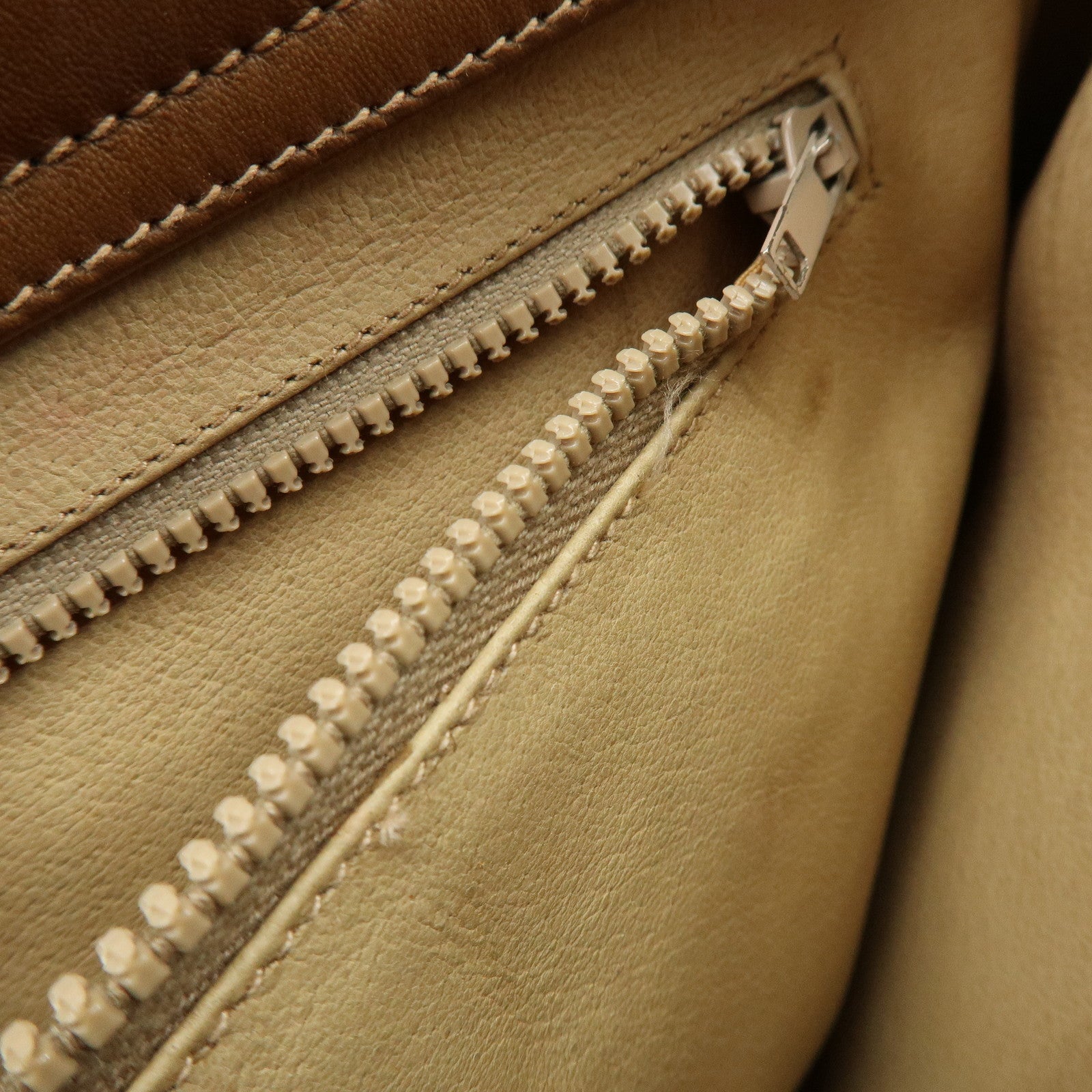 GUCCI Old GUCCI Sherry Leather Hand Bag Shoulder Bag Brown