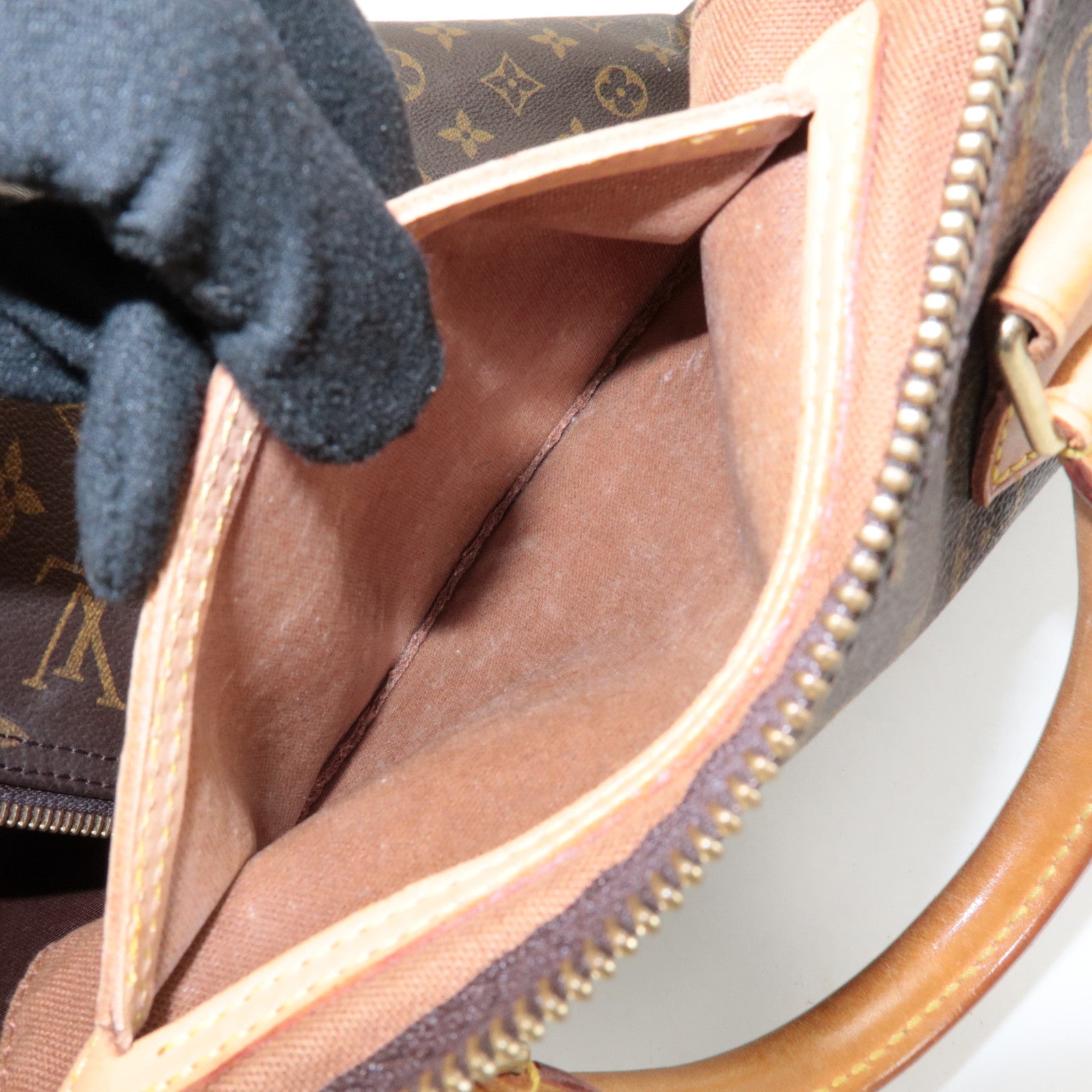 Louis Vuitton Monogram Speedy 40 Hand Bag Boston Bag M41522 Used