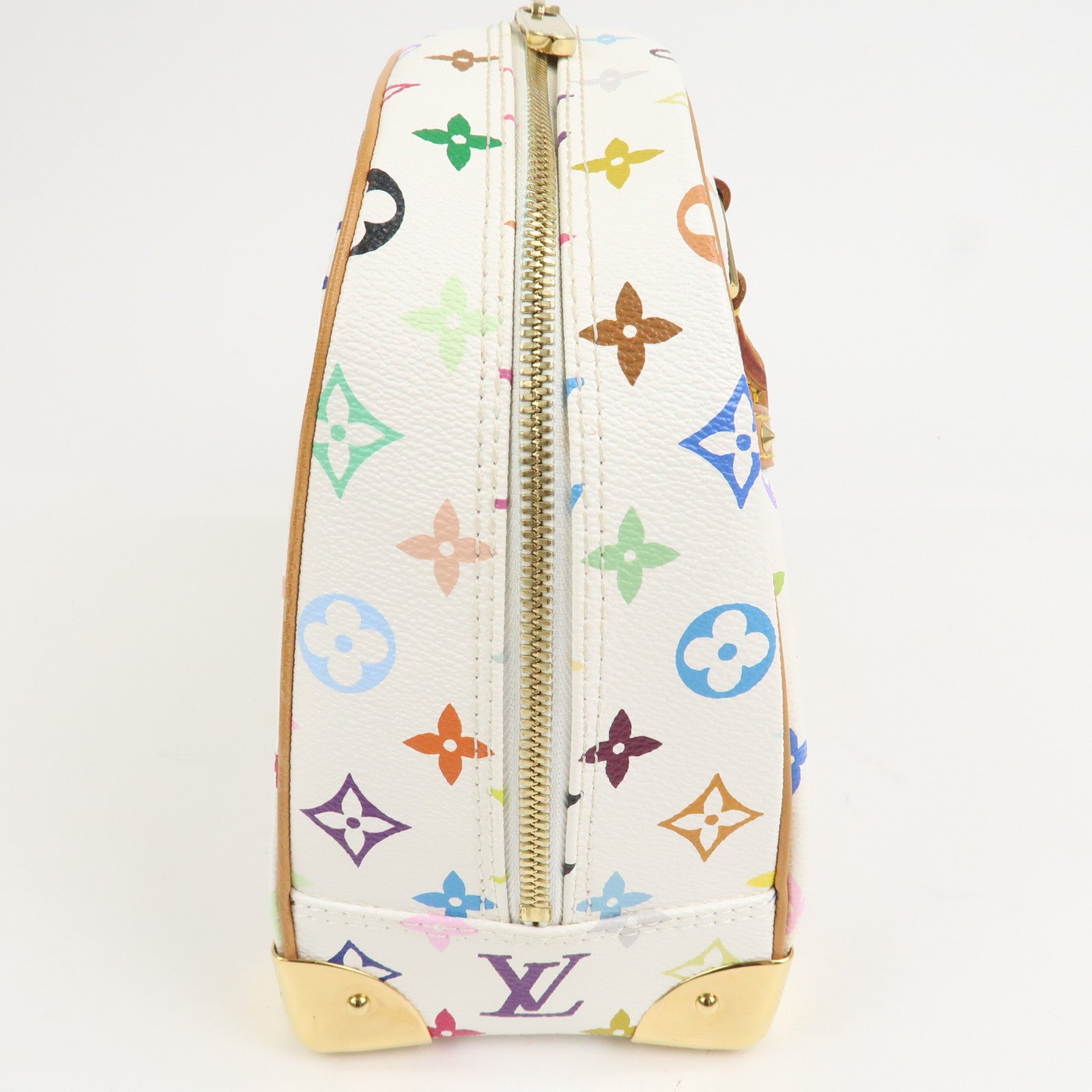 Louis Vuitton Monogram Multicolor Trouville Hand Bag Blanc M92663