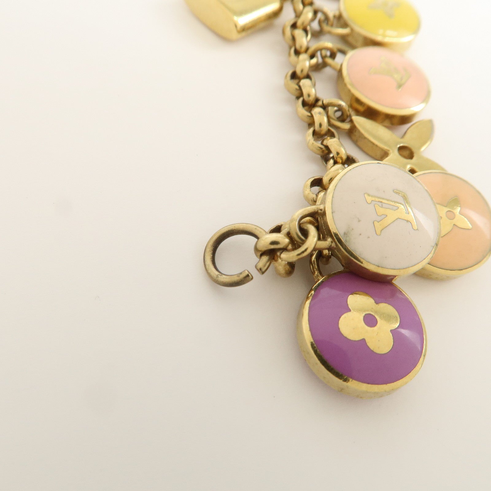 Louis Vuitton Porte Cles Chaine Pastilles Metal Key Chain M66172