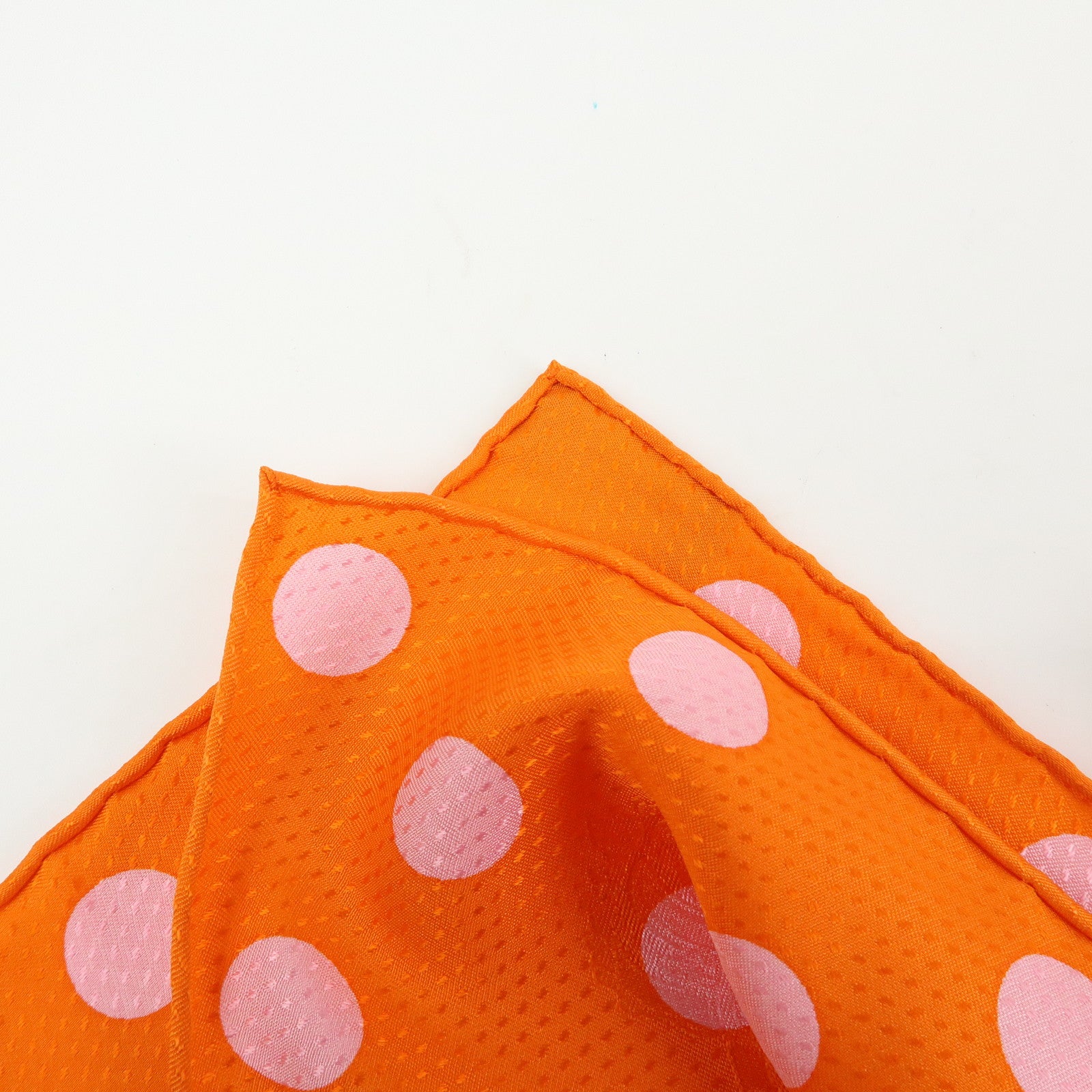 HERMES Carre 90 Silk 100% BRIDES DE GALA Scarf Orange White