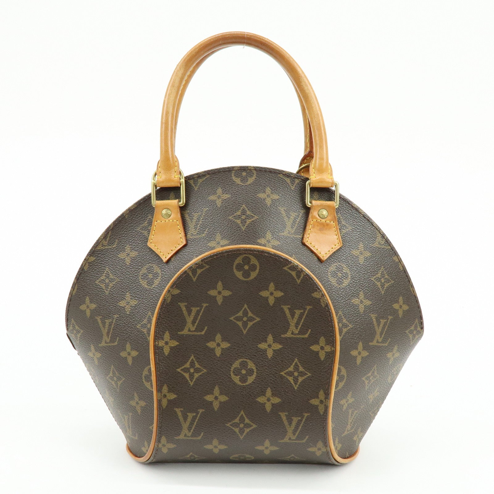 Louis Vuitton Monogram Ellipse PM Hand Bag Brown M51127