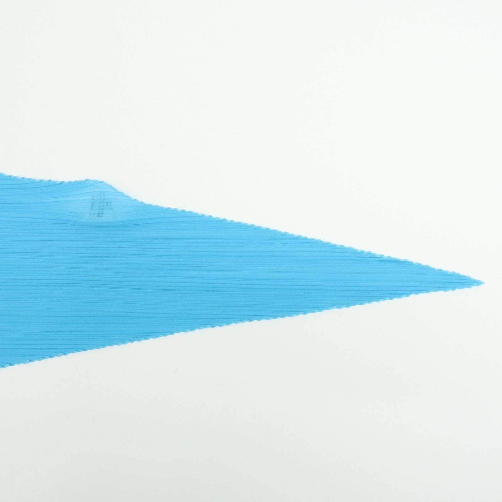 ISSEY MIYAKE PLeats Please Polyester Accordion Pleated Scarf Blue