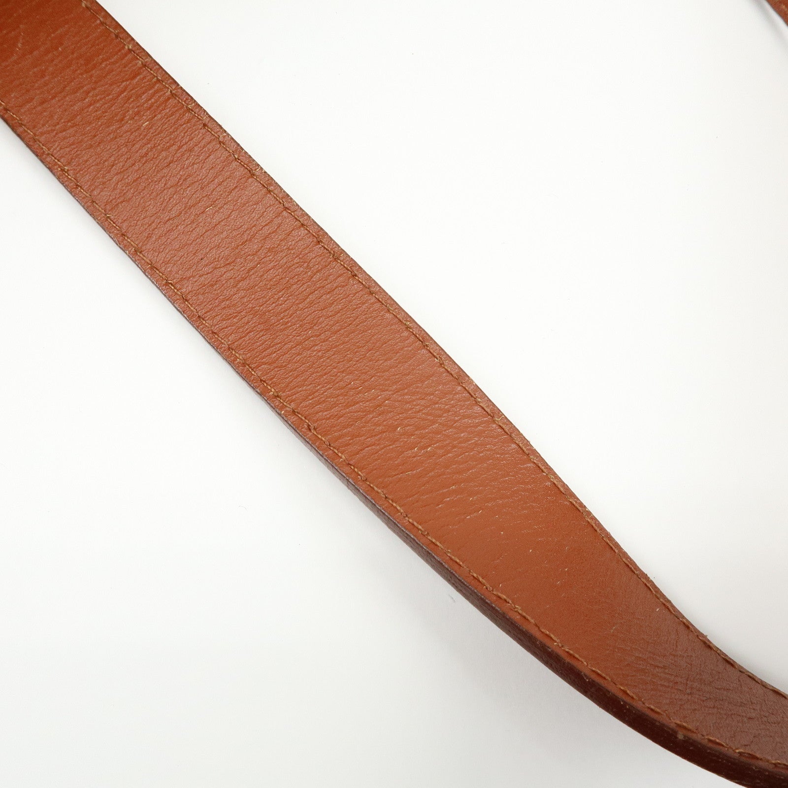 MCM Visetos PVC Leather Tote Bag Boston Bag Hand Bag Cognac Brown