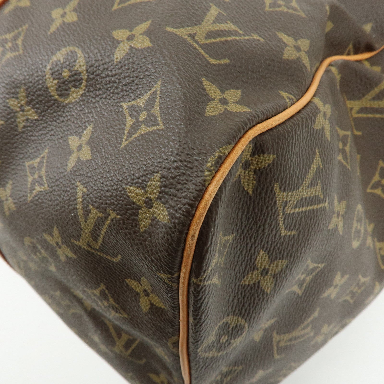 Louis Vuitton Monogram Sac Souple 45 Boston Bag Brown M41624