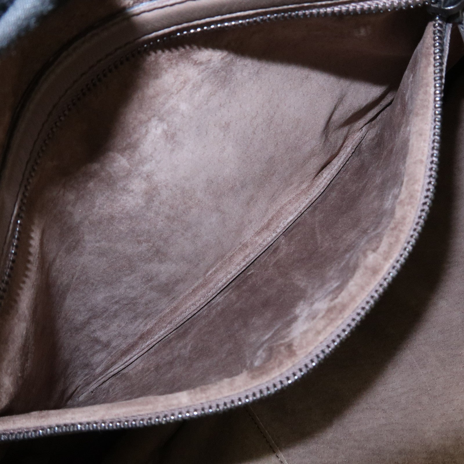 BOTTEGA VENETA Intrecciato Leather Shoulder Crossbody Bag Greige