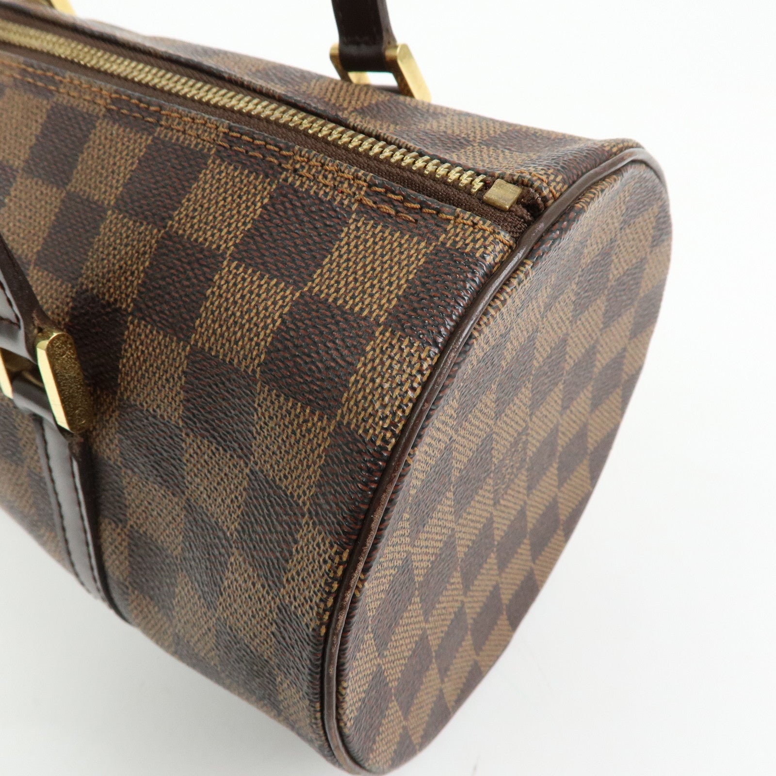 Louis Vuitton Damier Ebene Papillon 30 Hand Bag Brown N51303