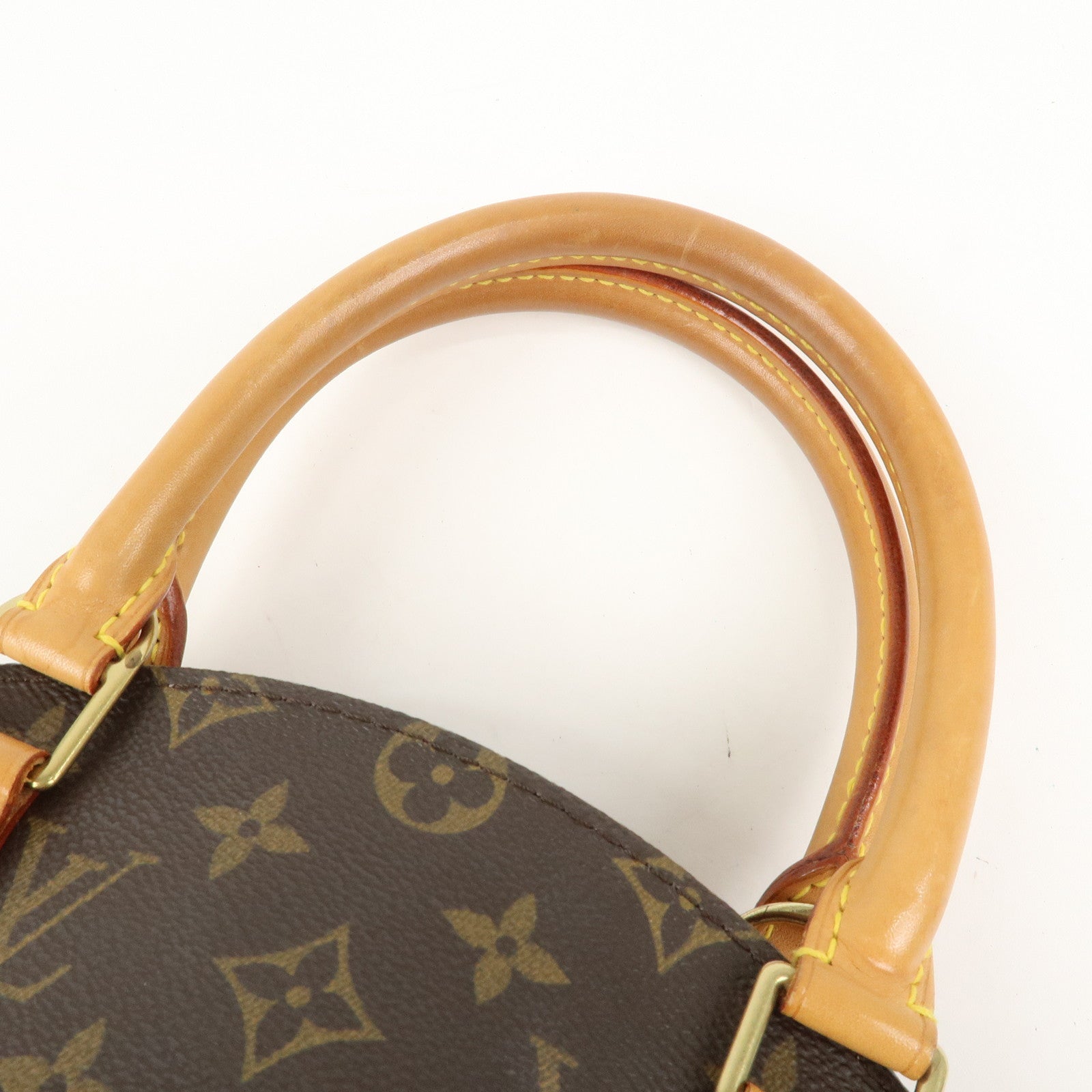 Louis Vuitton Monogram Ellipse PM Hand Bag Brown M51127