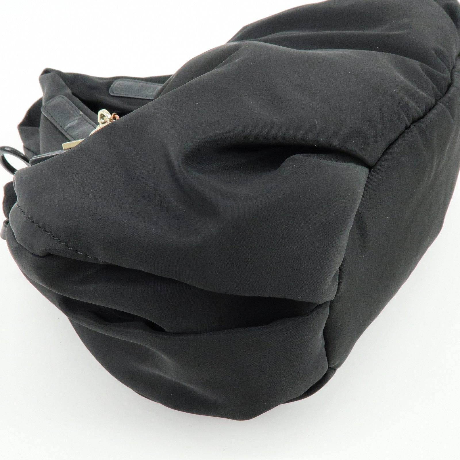 Chloe See by Chloe Nylon 2Way Bag Shoulder Bag Hand Bag Black
