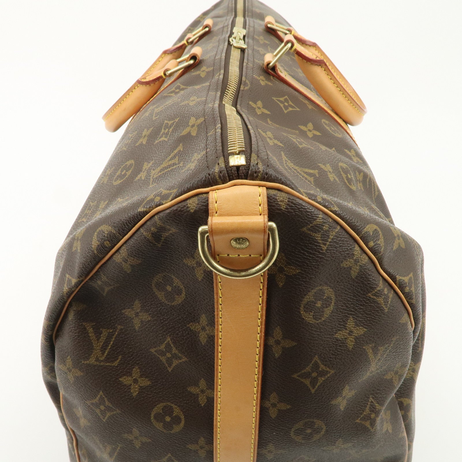 Louis Vuitton Monogram Keep All Bandouliere 55 Boston Bag M41414