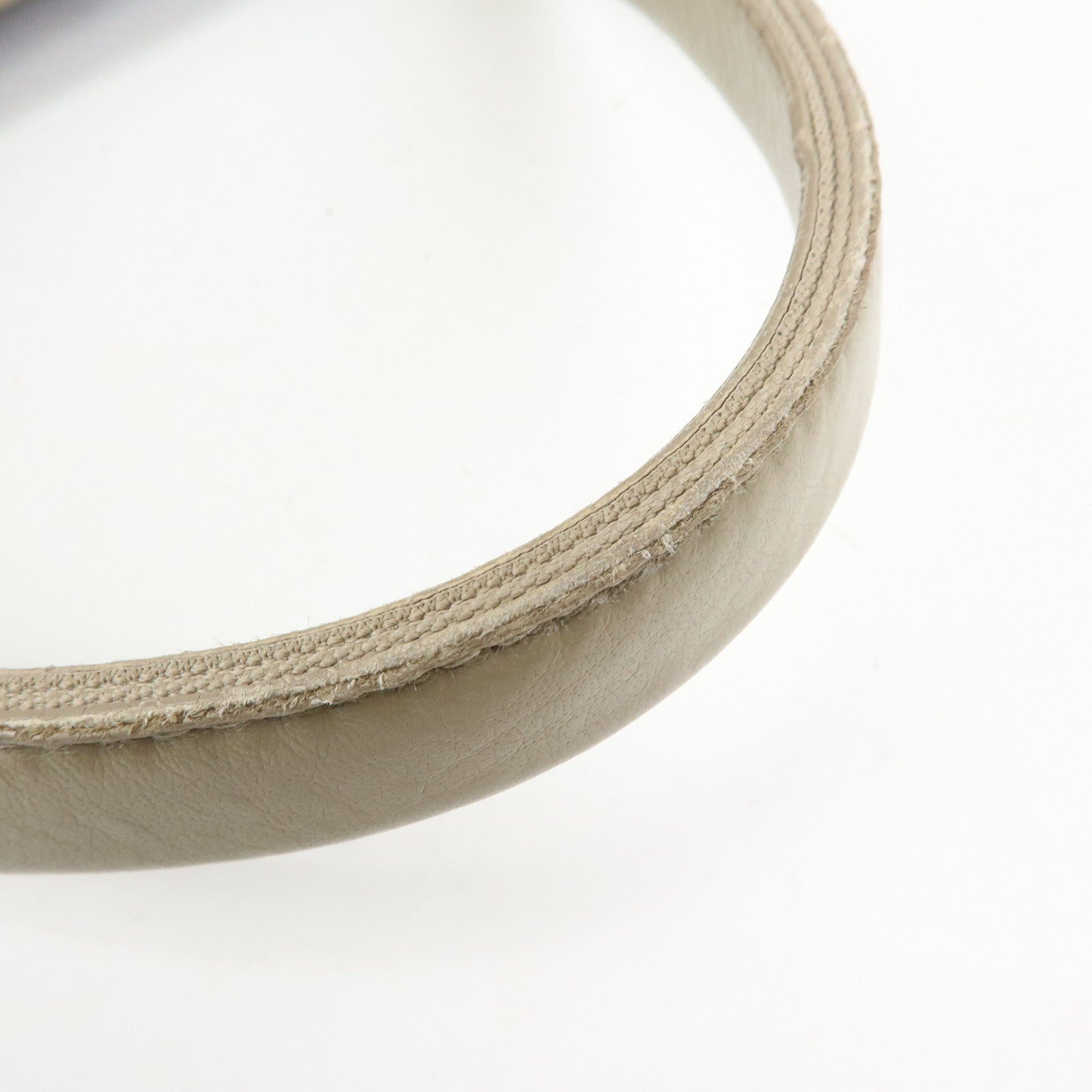 BALENCIAGA Navy Cabas Leather Small Tote Bag Beige 339933