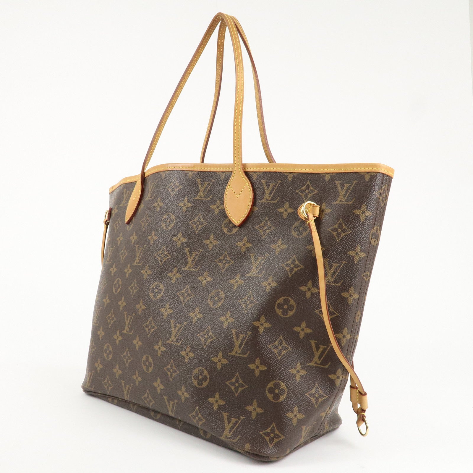 Louis Vuitton Monogram Neverfull MM Tote Bag Brown M40156 Used