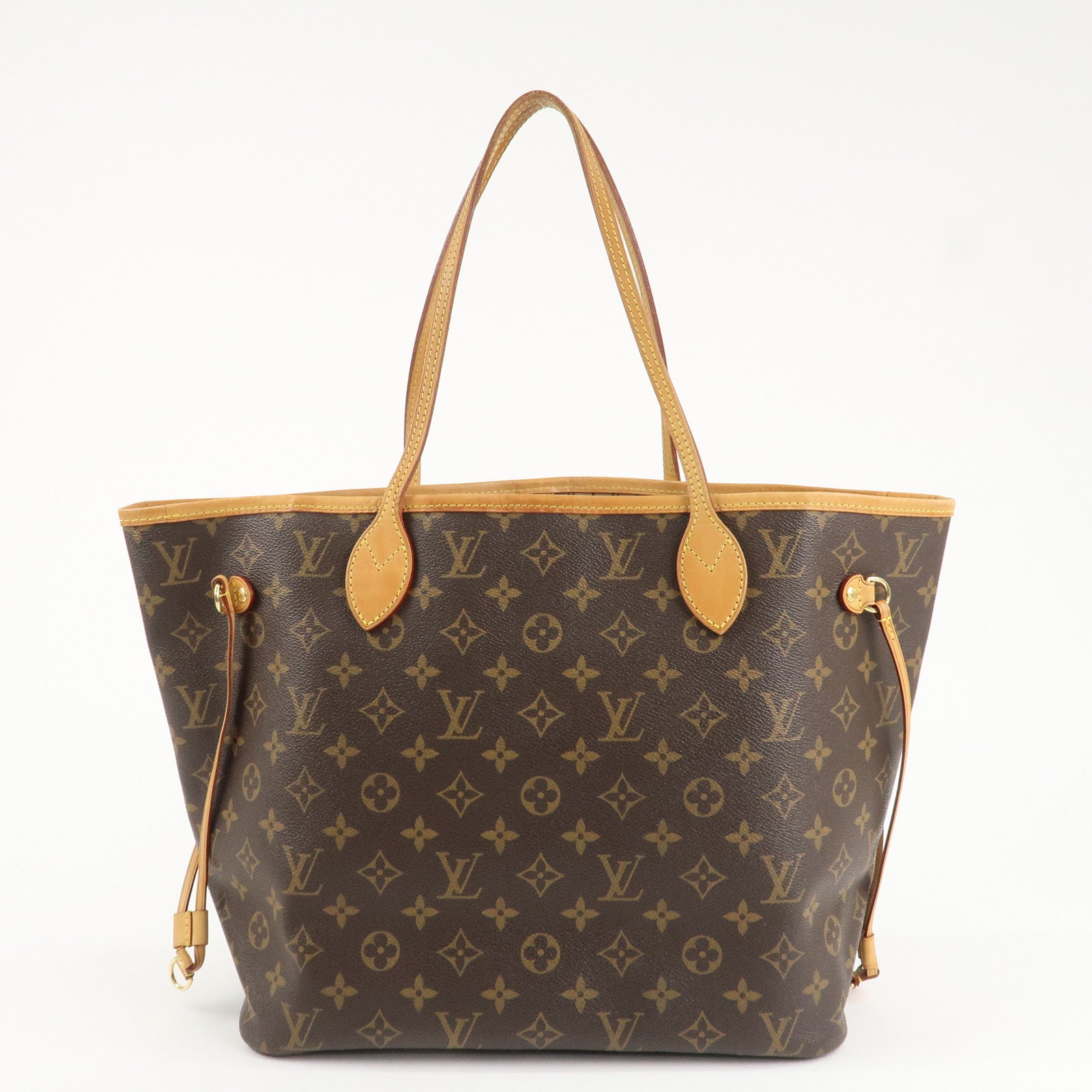Louis Vuitton Monogram Neverfull MM Tote Bag Brown M40156 Used