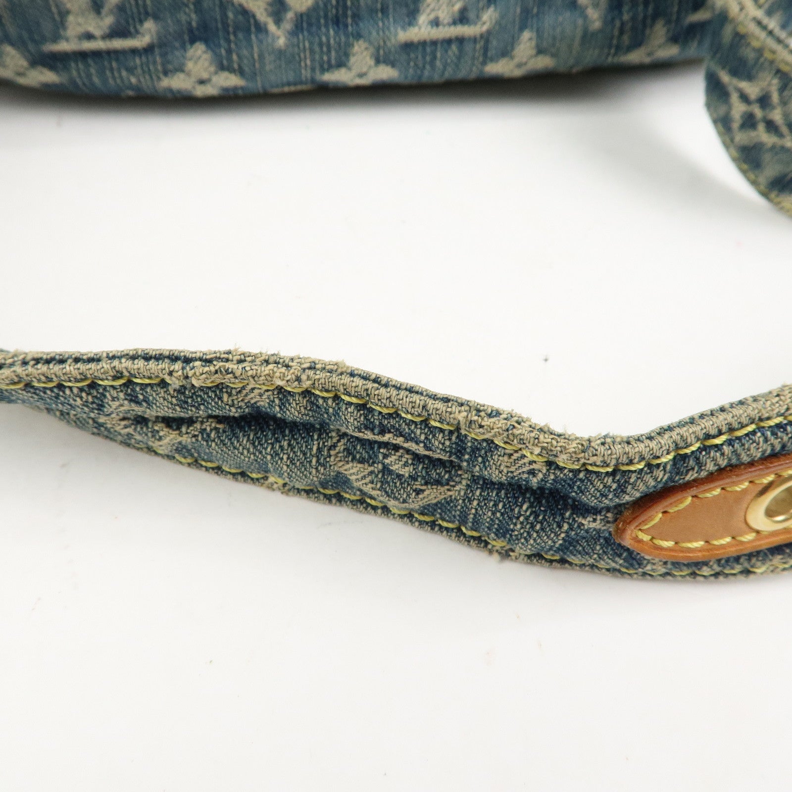 Louis Vuitton Monogram Denim Bum Bag Waist Bag Blue M95347