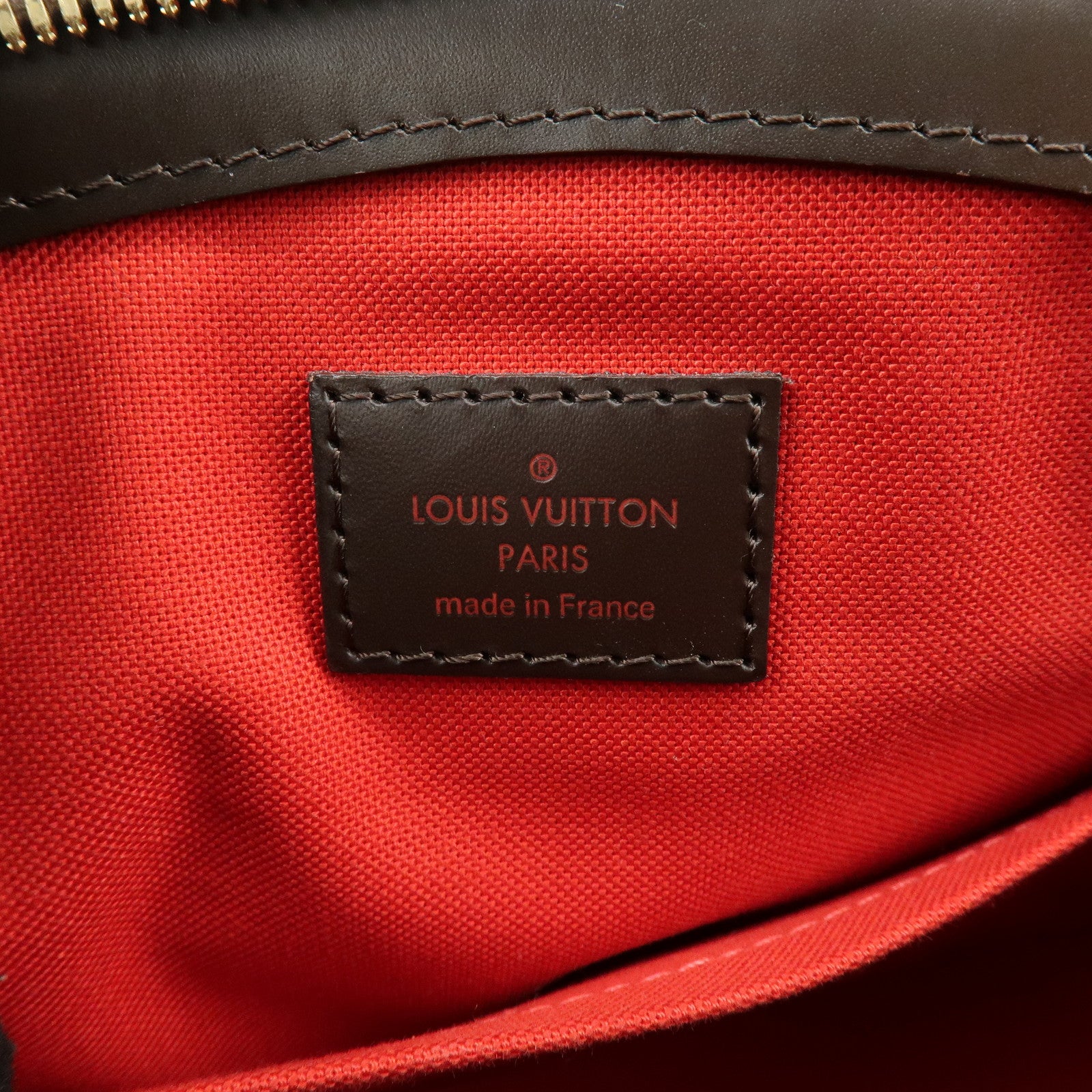 Louis Vuitton Damier Ebene Verona PM Hand Bag Brown