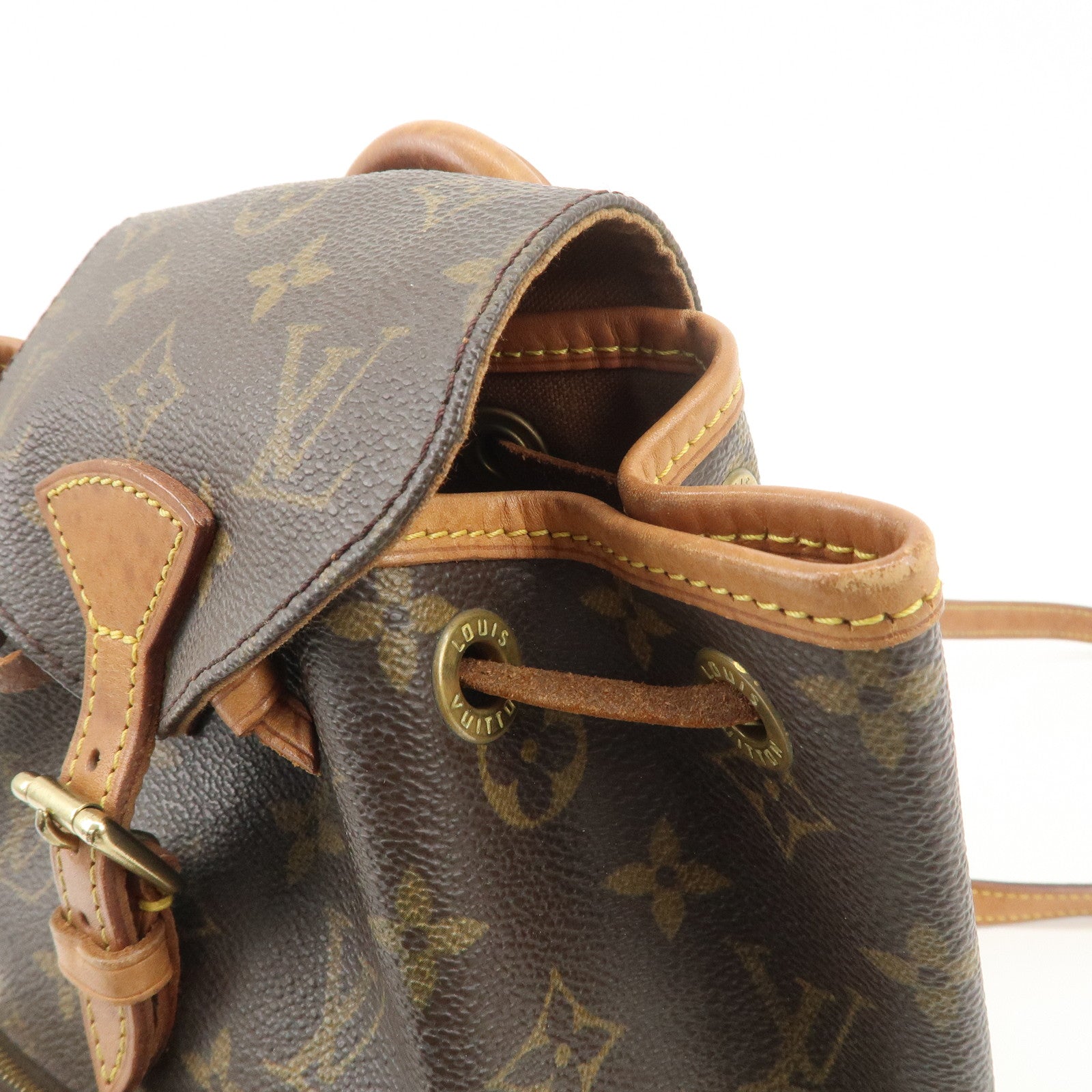Louis Vuitton Monogram Mini Montsouris Canvas Backpack Brown M51137