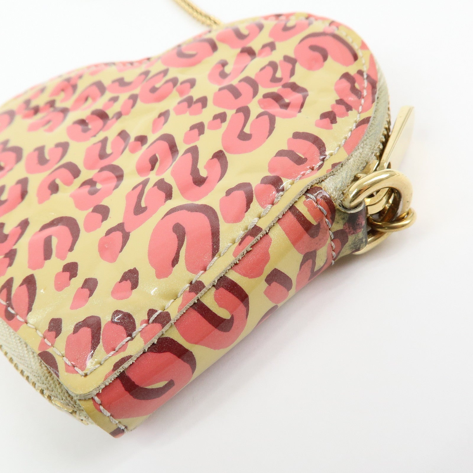 Louis Vuitton Monogram Vernis Porte Monnaie Coeur Coin Case M91473
