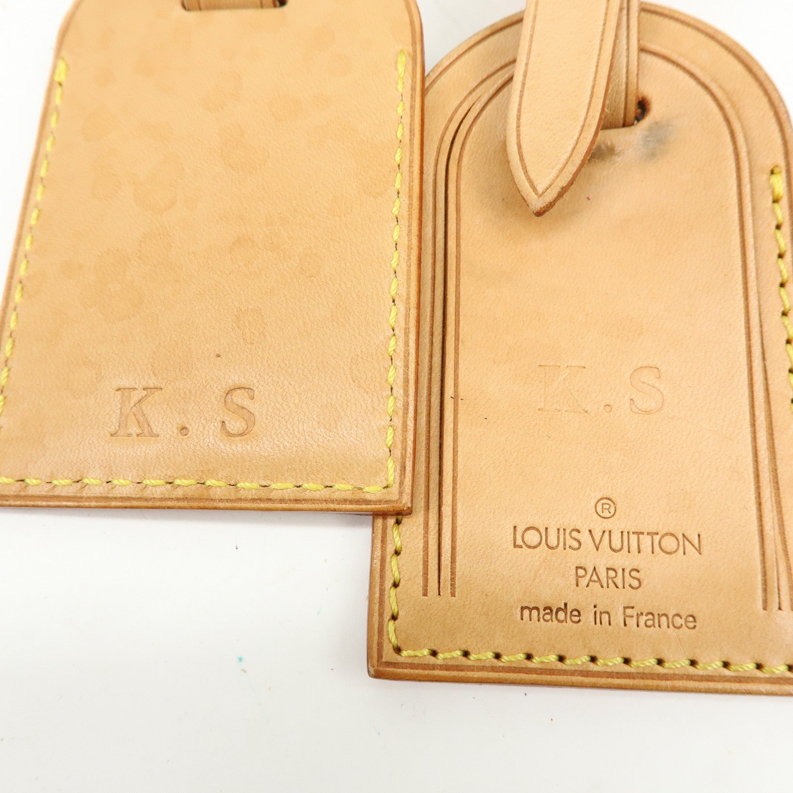 Louis Vuitton Set of 10 Leather Name Tag & Poignet