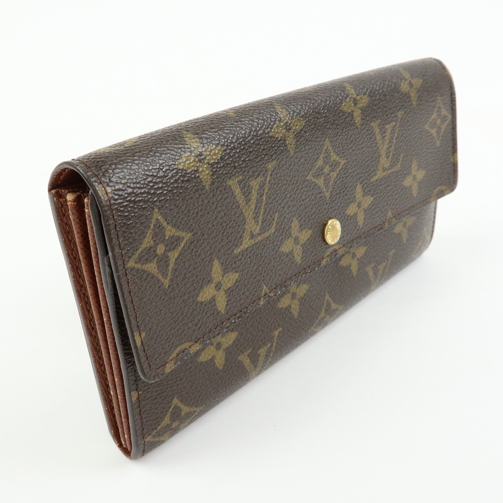 Louis Vuitton Monogram Porte Monnaie Credit Long Wallet M61726