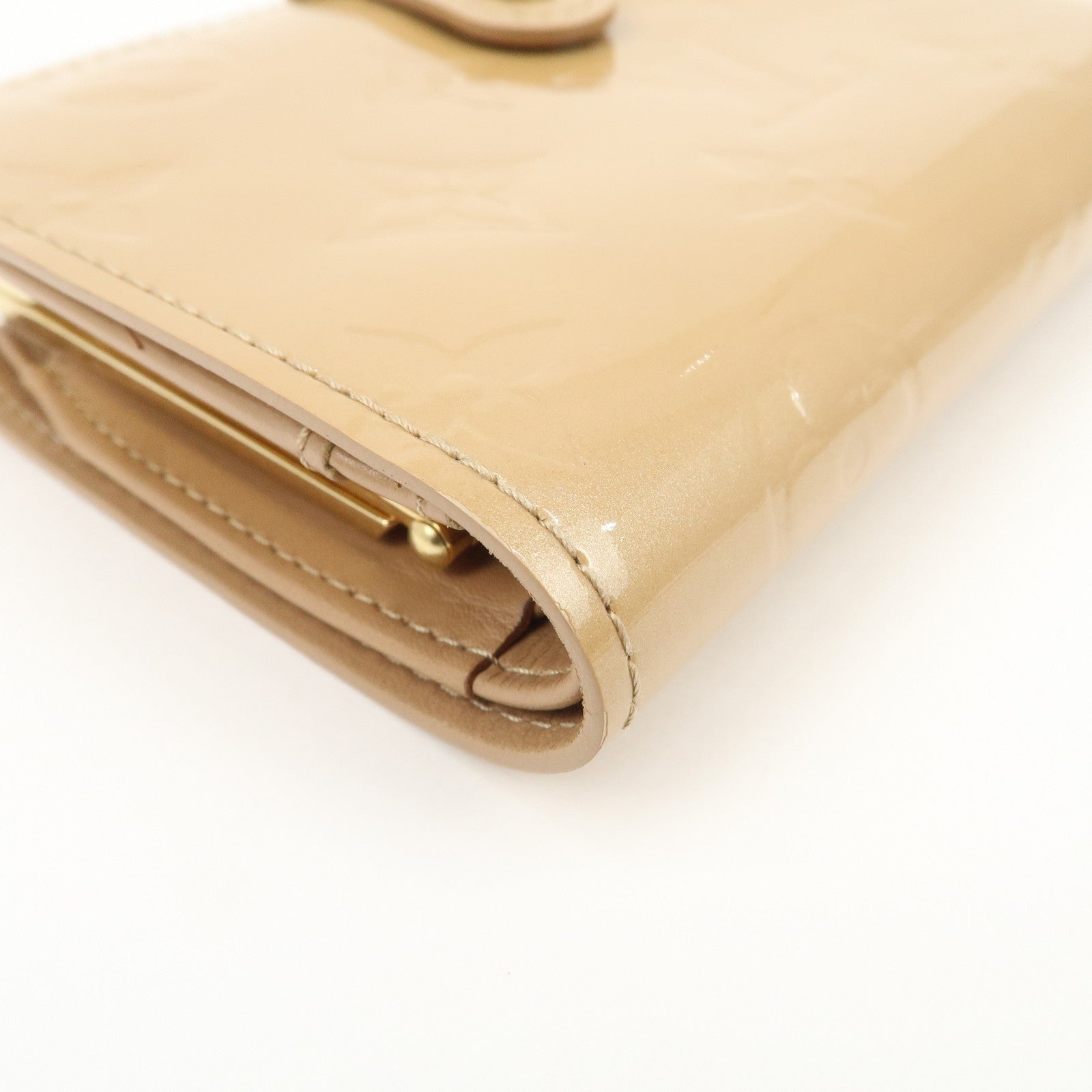 Louis Vuitton Monogram Vernis Porte Monnaie Noisette M91361