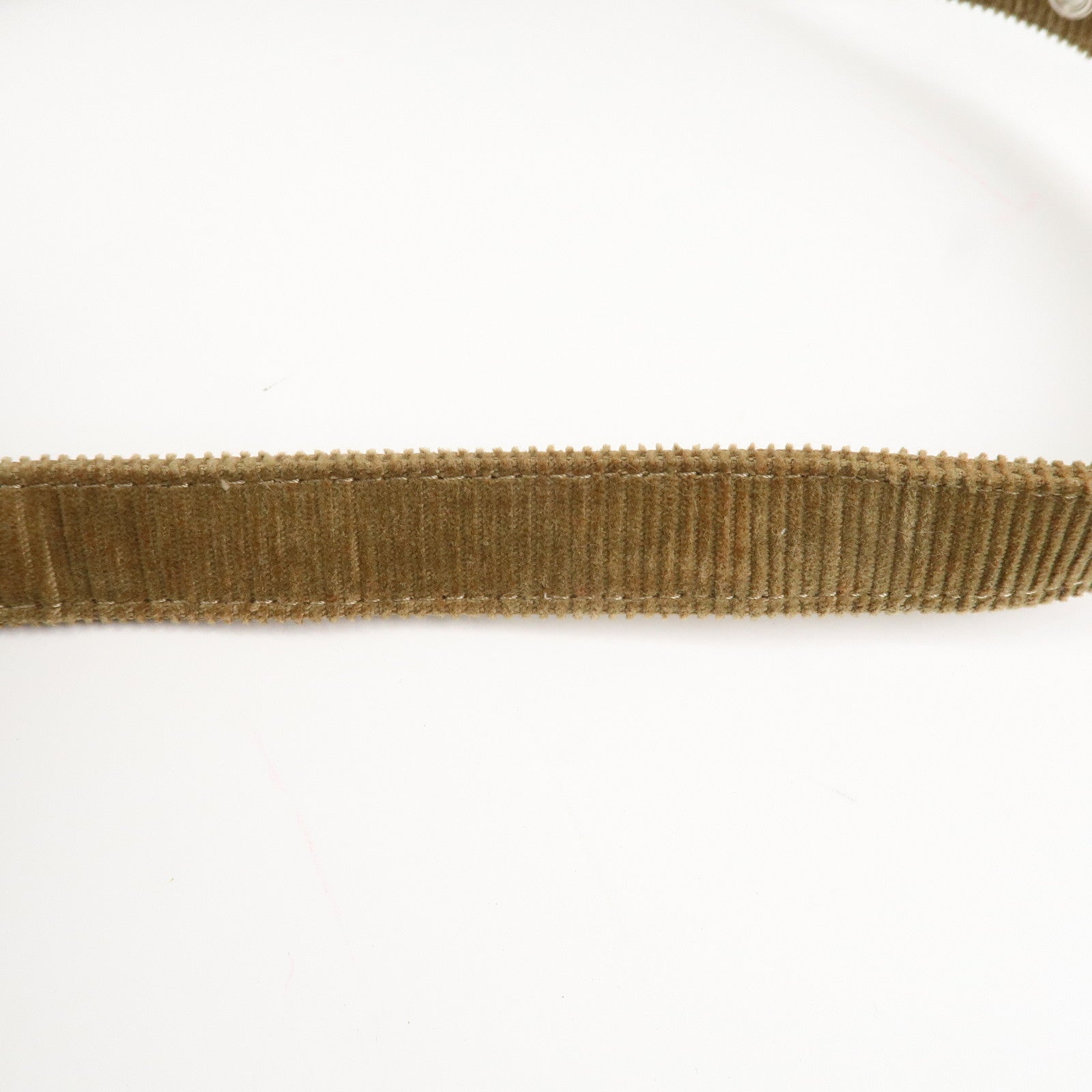 FENDI Mamma Baguette Corduroy Shoulder Bag Brown 26569 Used