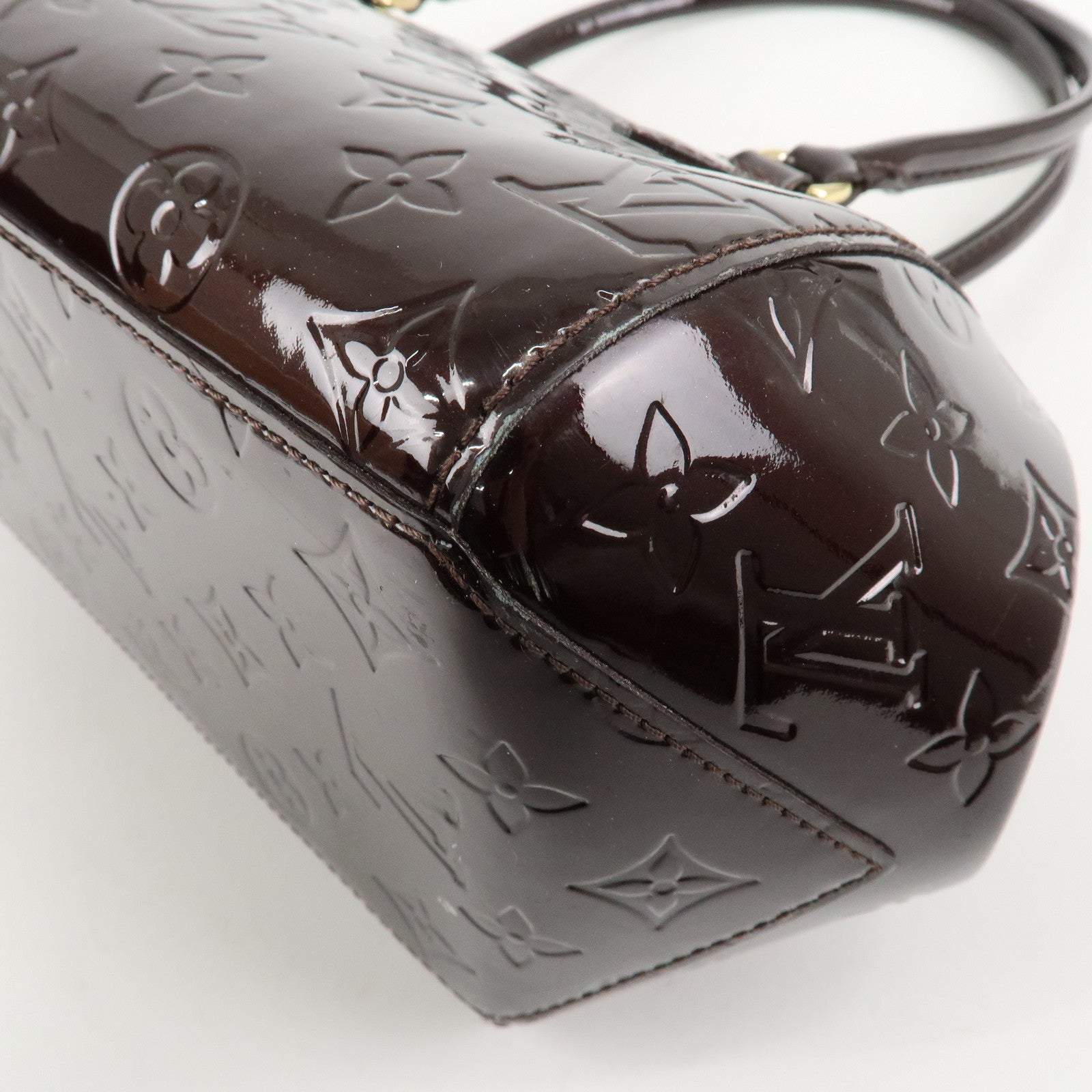 Louis Vuitton Monogram Vernis Sherwood PM Hand Bag M91493 Used