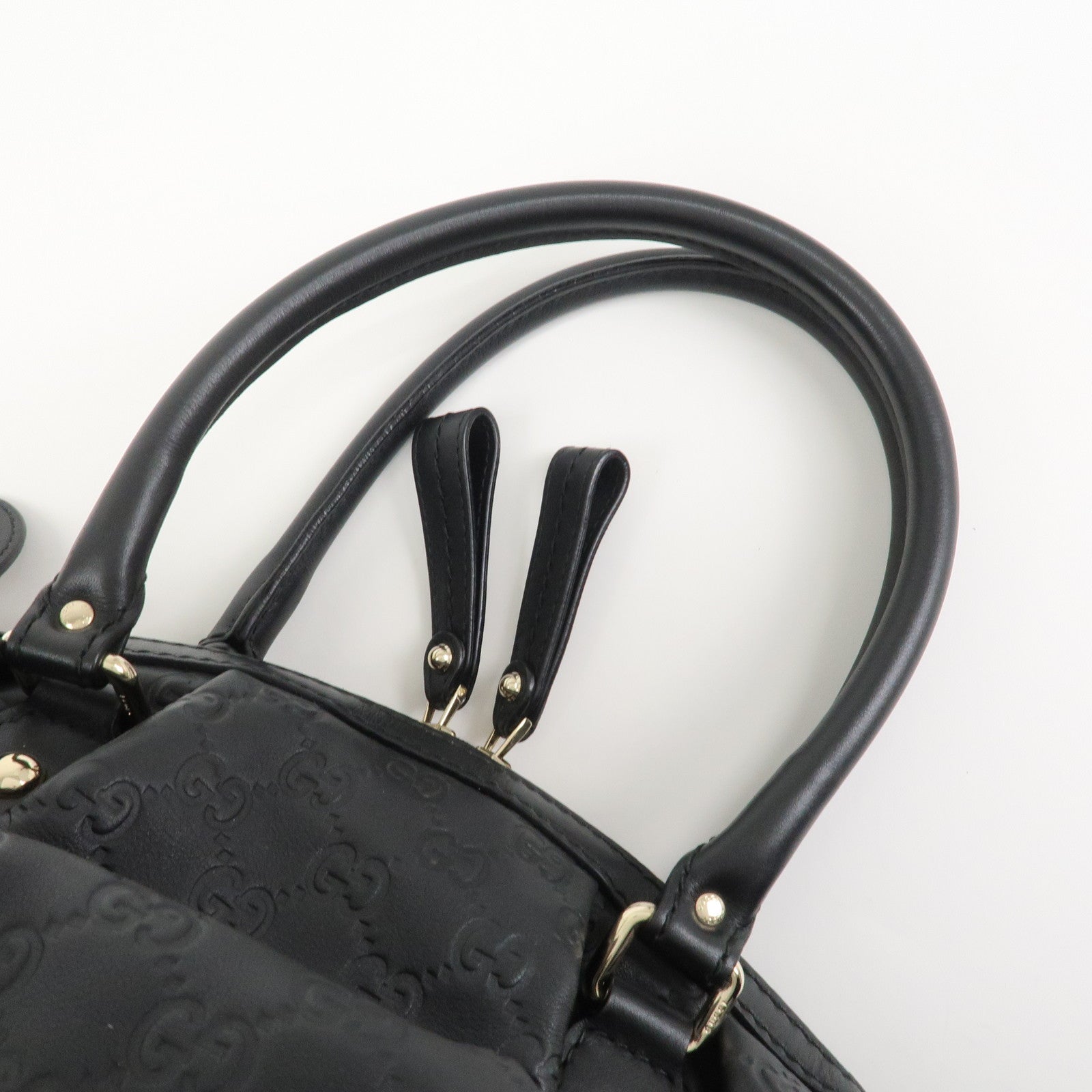 GUCCI Sukey Interlocking G Guccissima Leather 2Way Bag 223974