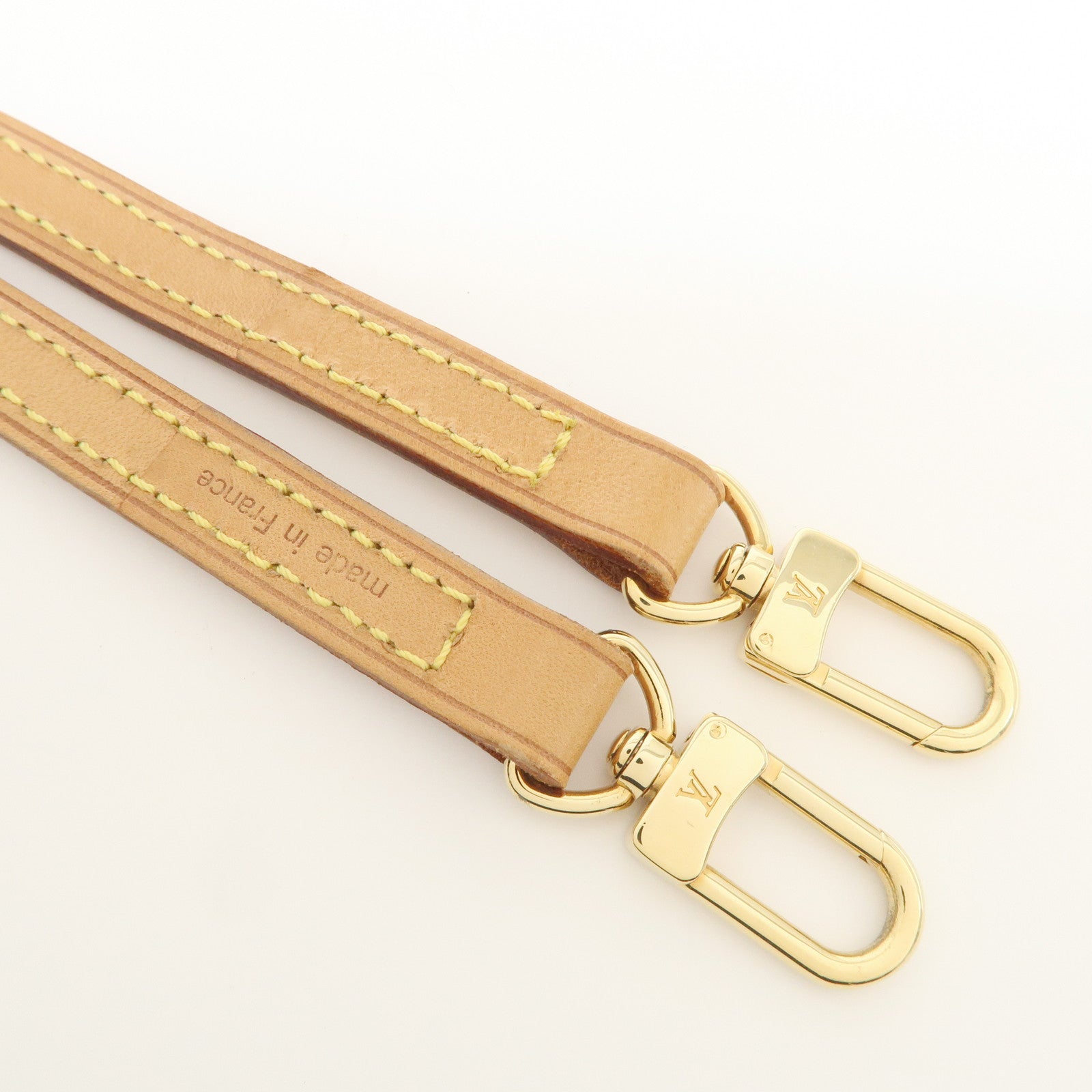 Louis Vuitton Nume Leather Shoulder Strap 120cm Natural J00145
