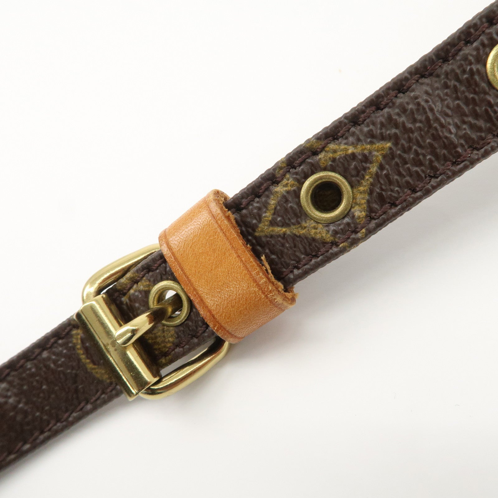 Louis Vuitton Monogram Danube Shoulder Bag Brown M45266 Used