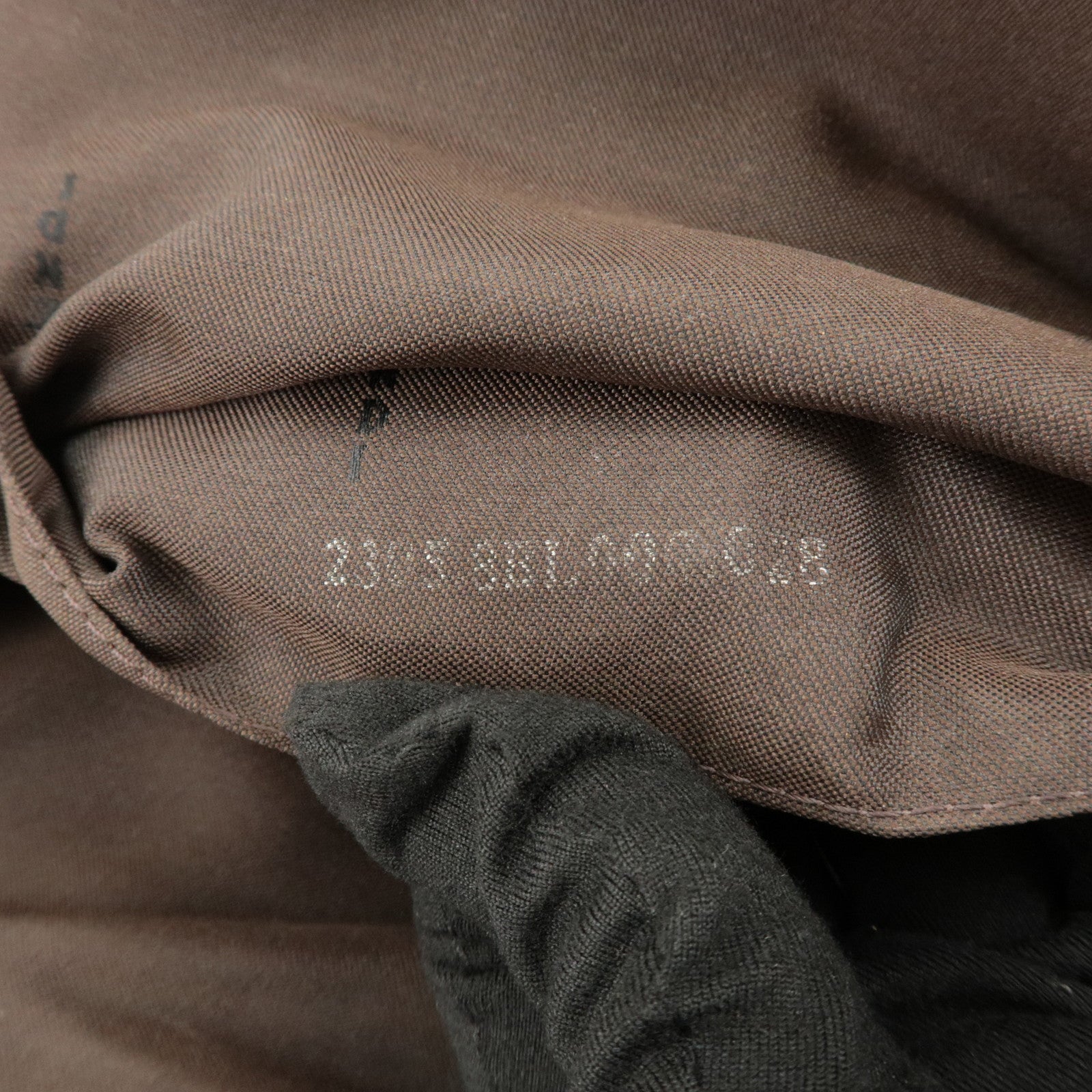 FENDI Zucchino Canvas Leather Shoulder Bag Hand Bag Brown 8BL000 Used