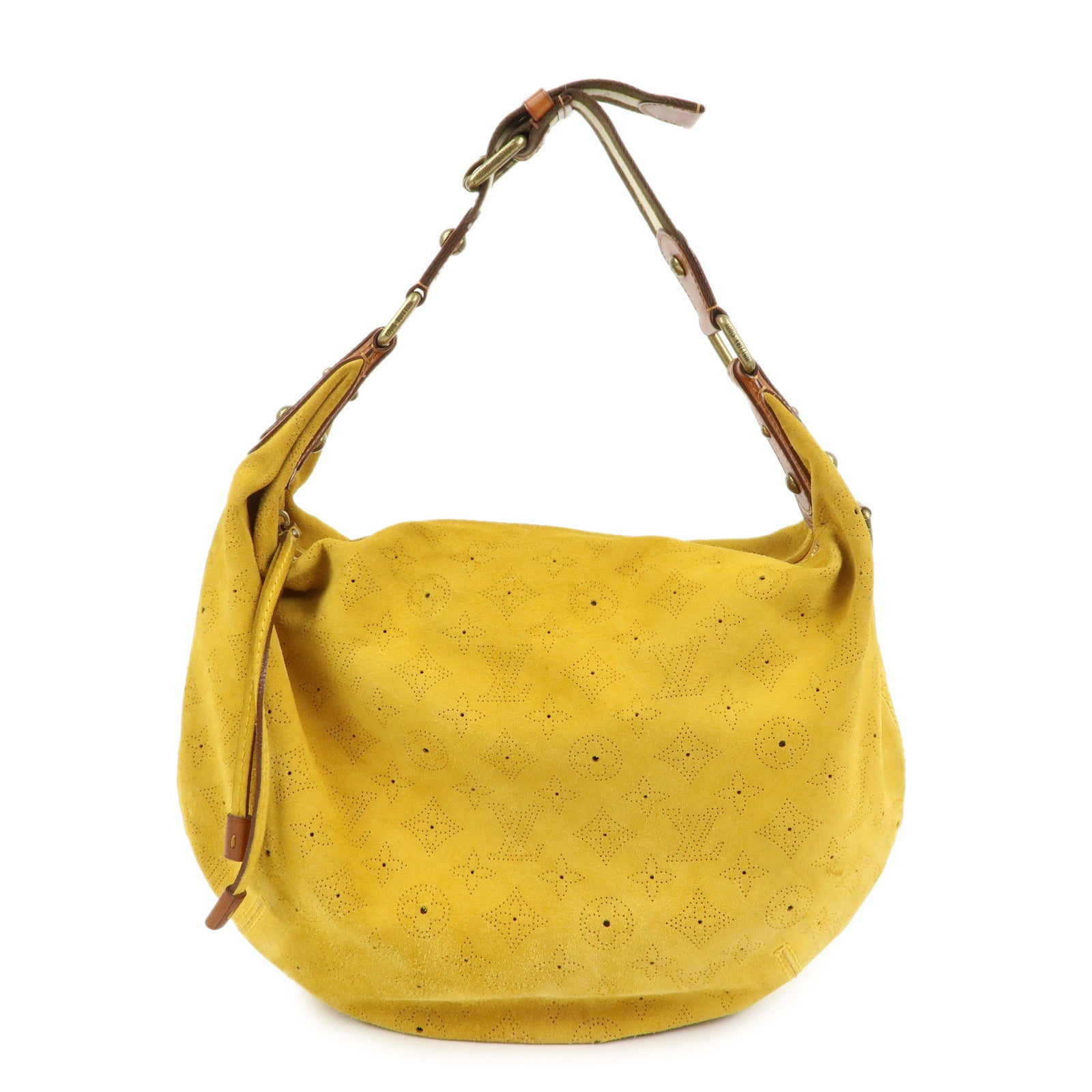 Louis Vuitton Monogram Mahina Onata GM Shoulder Bag Yellow M95118