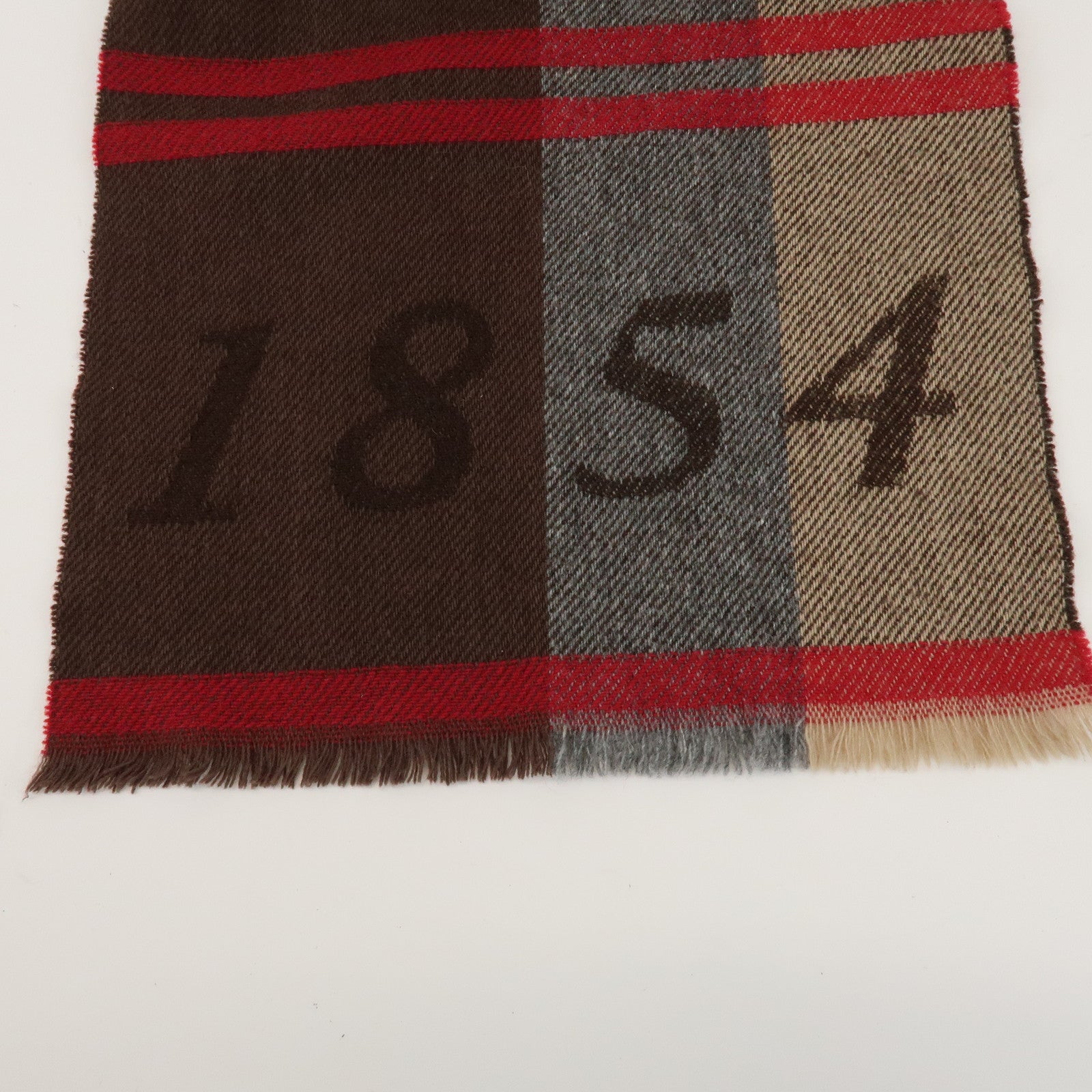Louis Vuitton Echarpe Logomania Monogram Wool Silk Scarf 413287