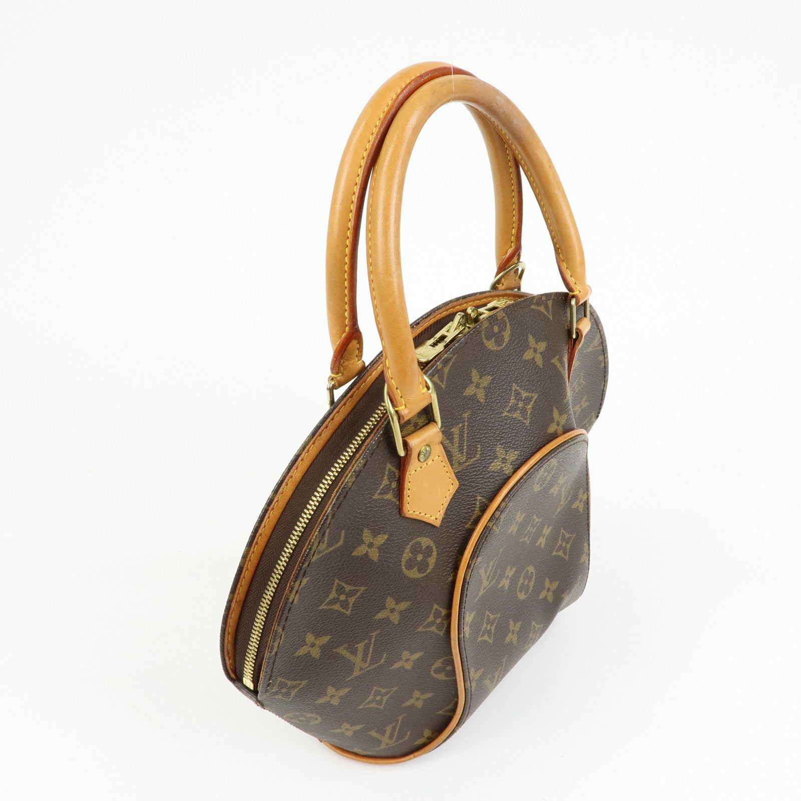 Louis Vuitton Monogram Ellipse PM Hand Bag Brown M51127