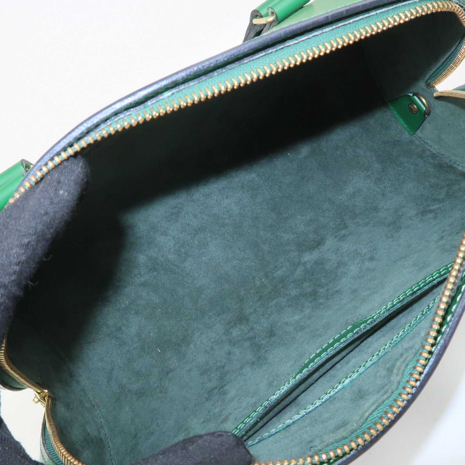 Louis Vuitton Epi Soufflot Hand Shoulder Bag Borneo Green M52224