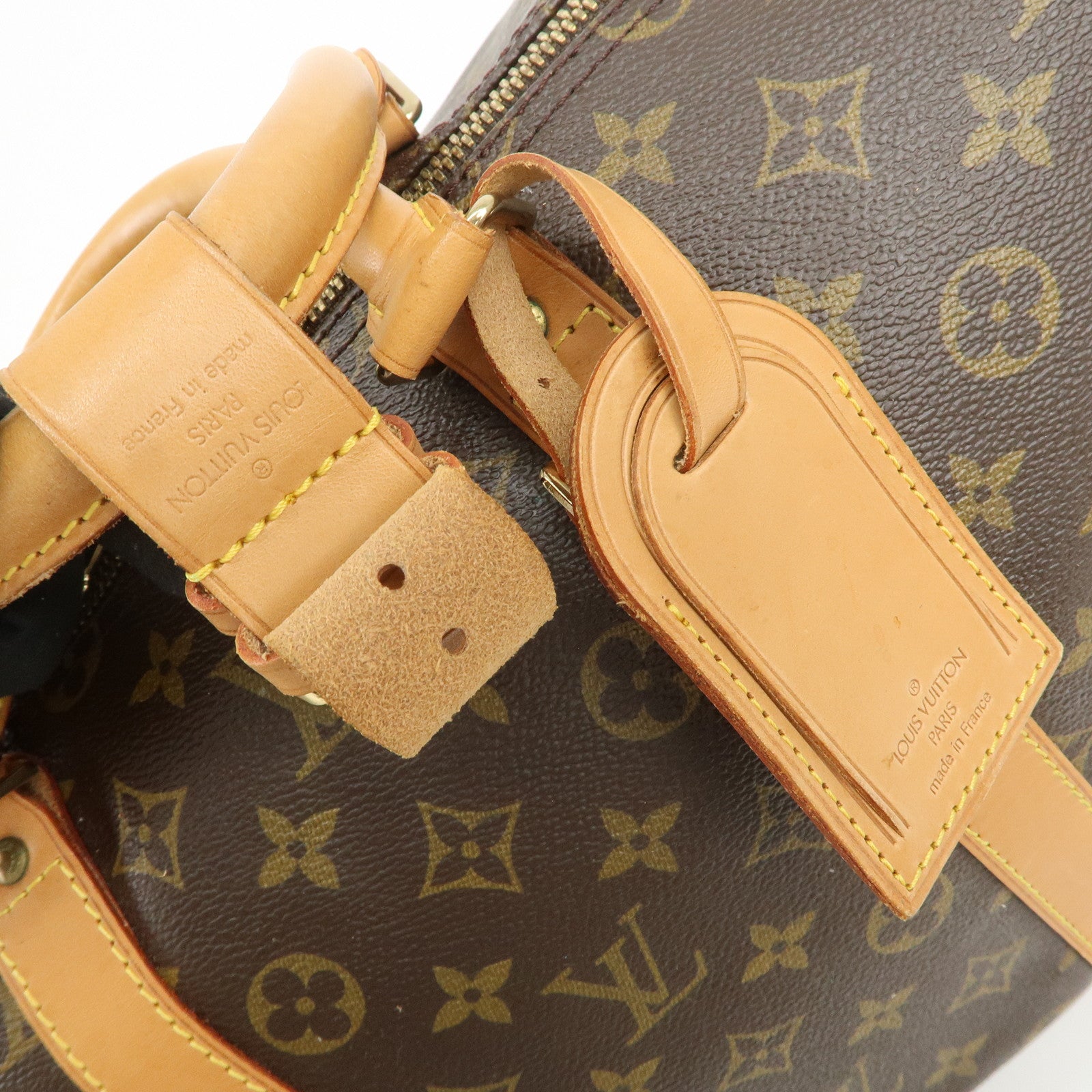 Louis Vuitton Monogram Keep All Bandouliere 55 Boston Bag M41414