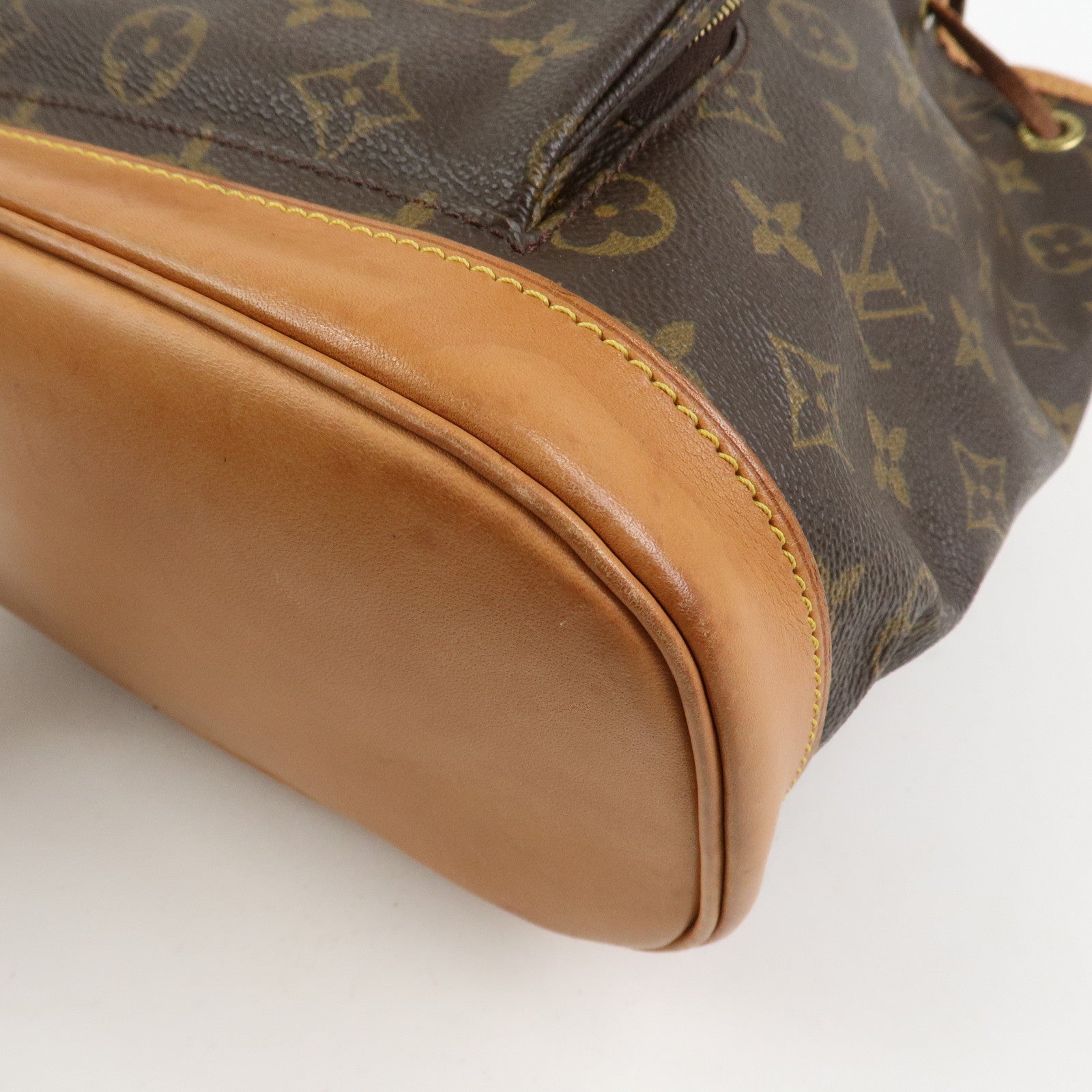 Louis Vuitton Monogram Canvas Montsouris MM Backpack Brown M51136