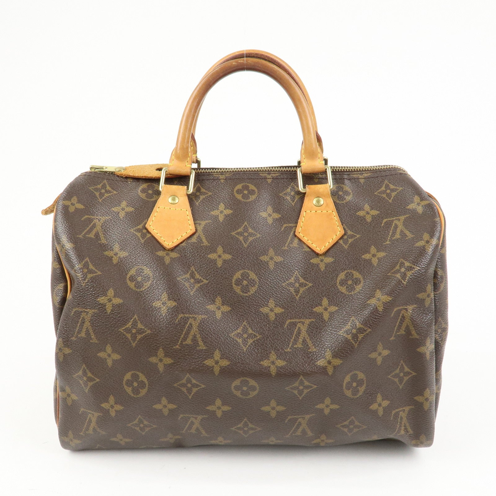 Louis Vuitton Monogram Speedy 30 Boston Bag Hand Bag Brown M41526