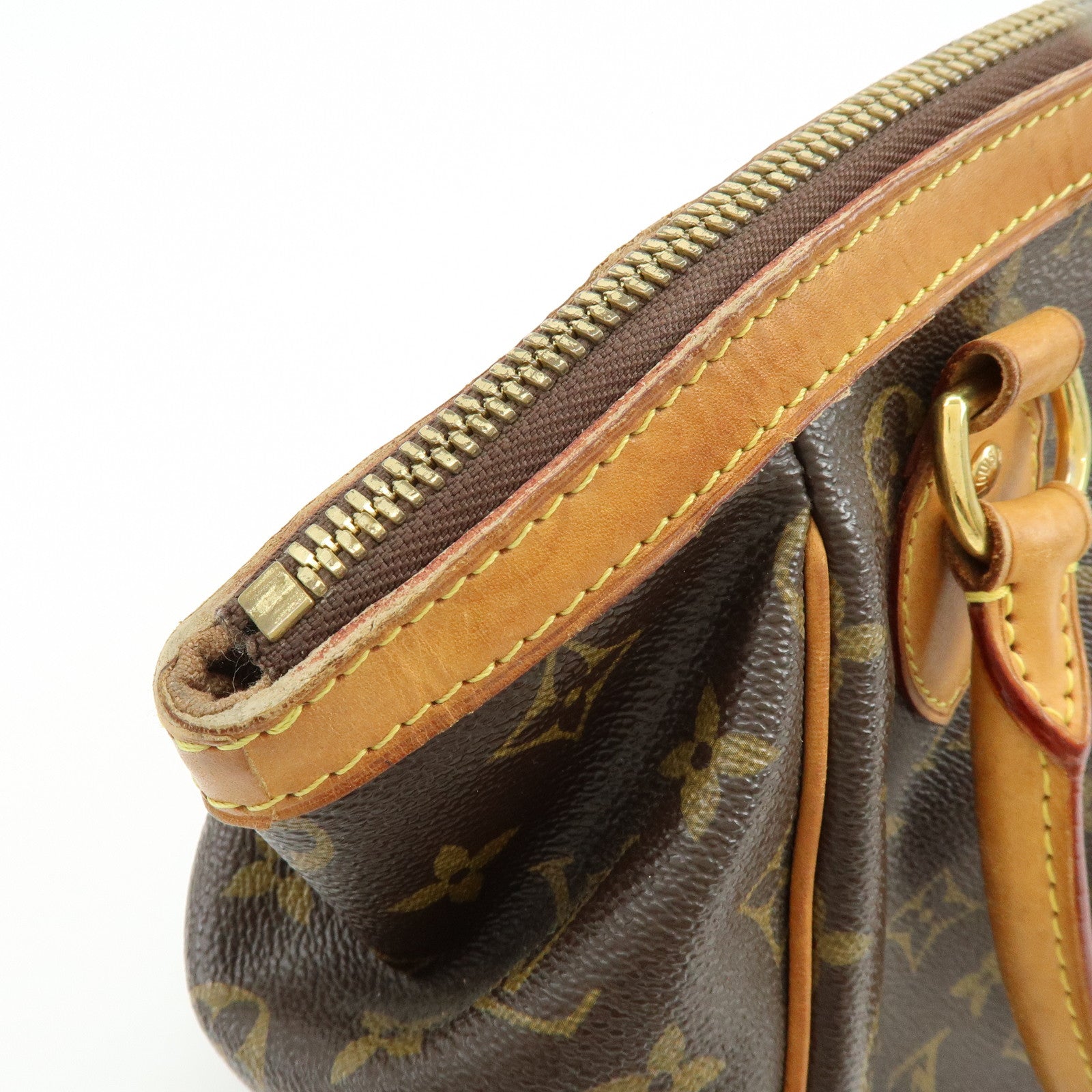 Louis Vuitton Monogram Tivoli PM Hand Bag Shoulder Bag Brown M40143