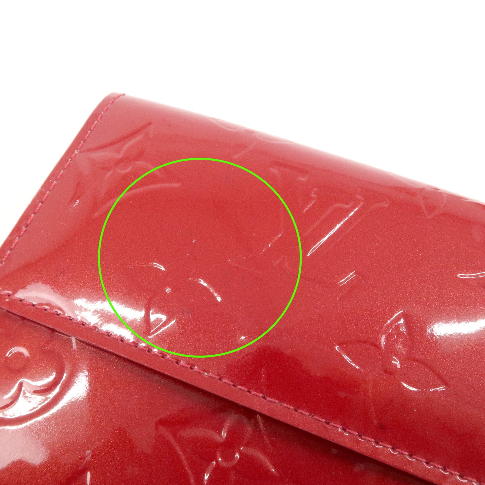Louis Vuitton Vernis Porte Monnaie Billets Cartes de Credit M91982