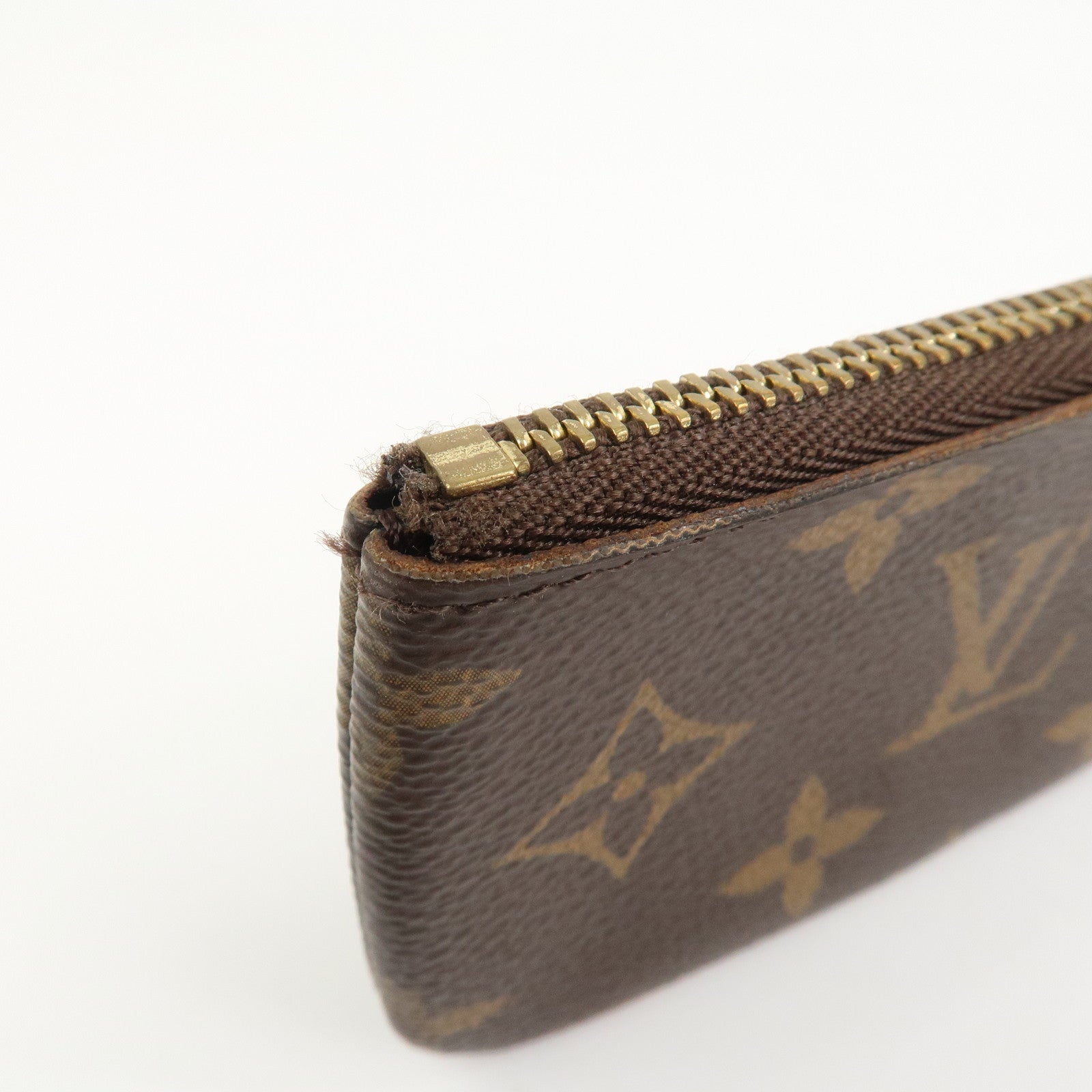 Louis Vuitton Monogram Pochette Cles Coin Case Key Case M62650
