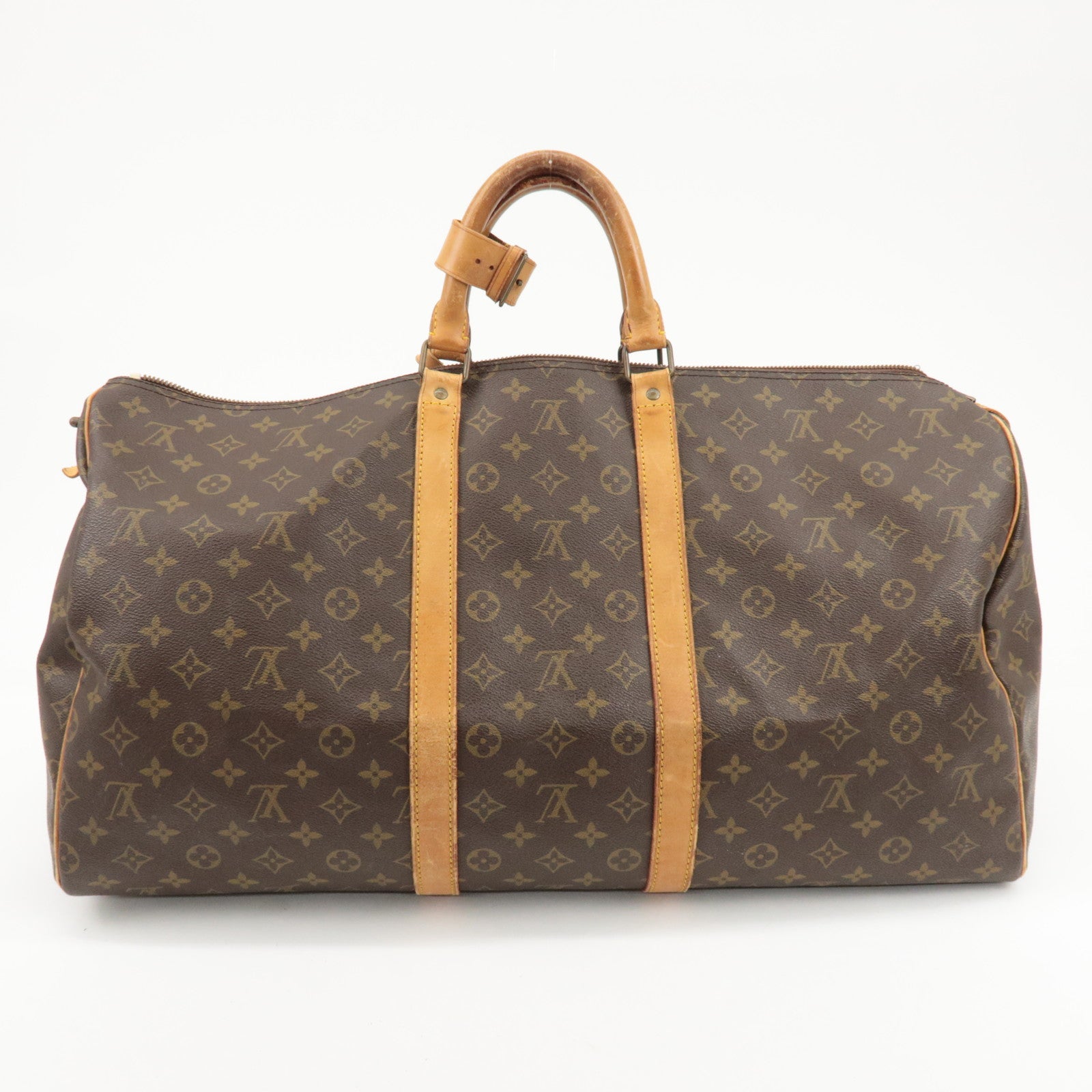 Louis Vuitton Monogram Keep All 55 Boston Bag Travel Bag M41424 Used