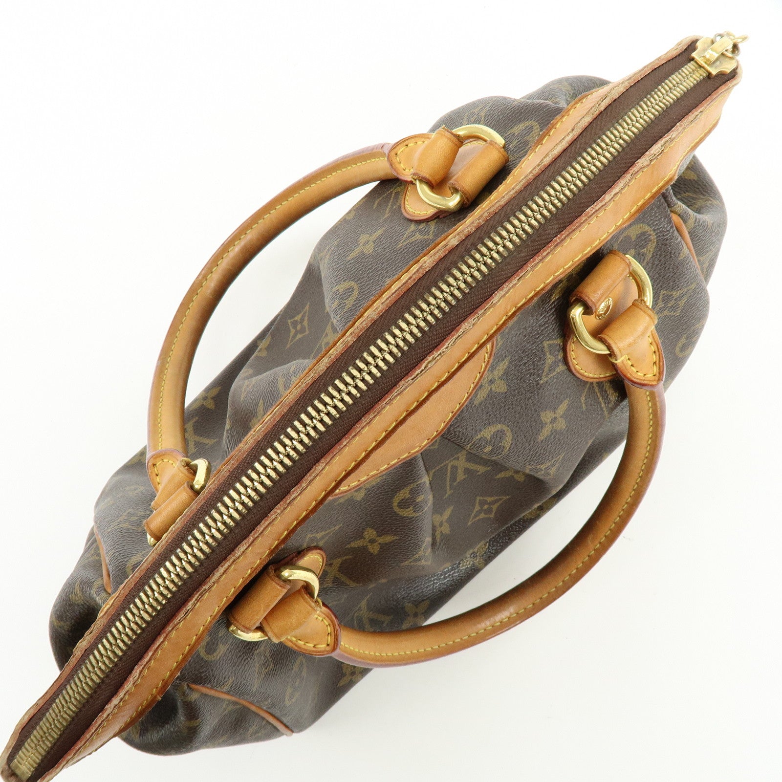 Louis Vuitton Monogram Tivoli PM Hand Bag Shoulder Bag Brown M40143