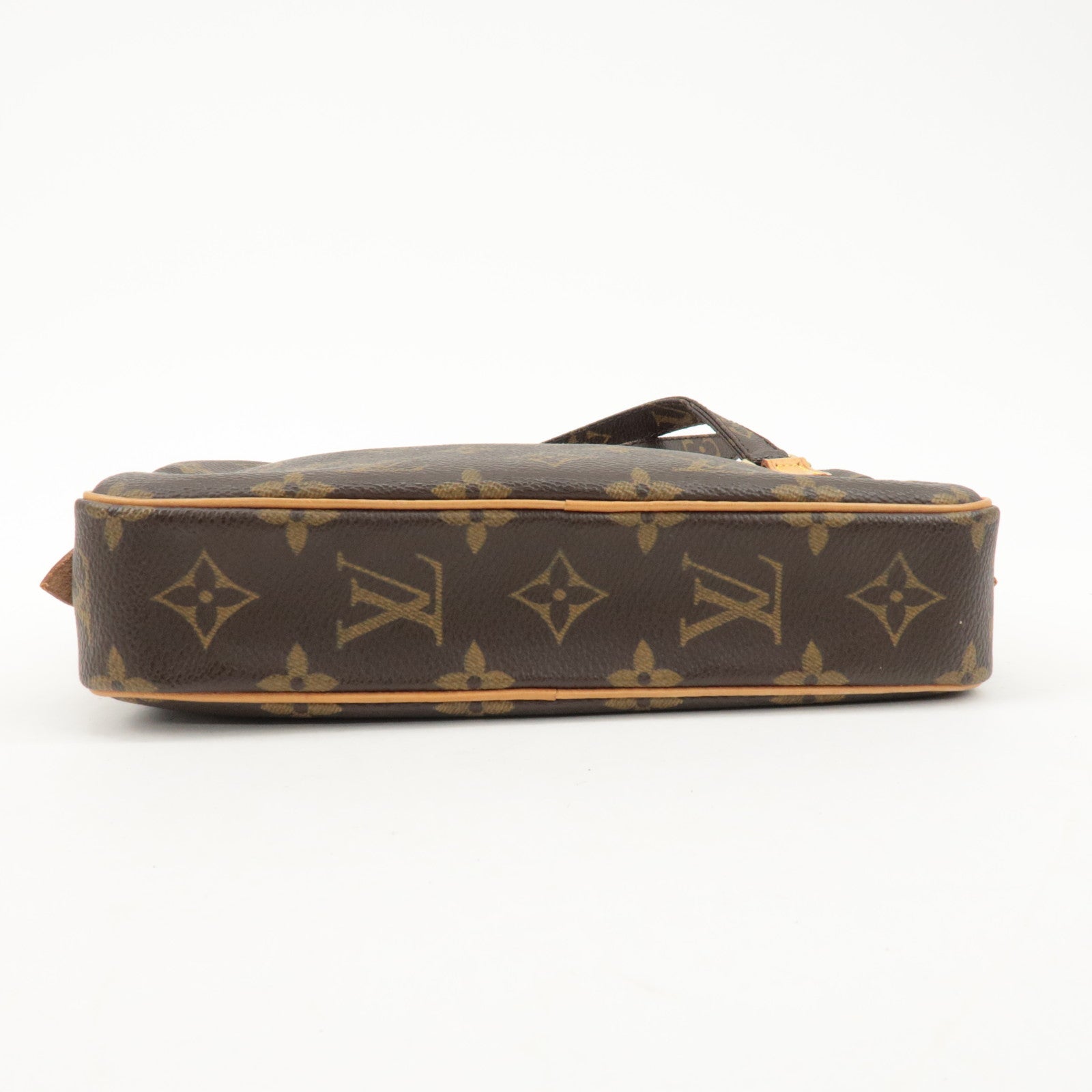 Louis Vuitton Monogram Pochette Marly Bandouliere Bag Brown M51828 Used