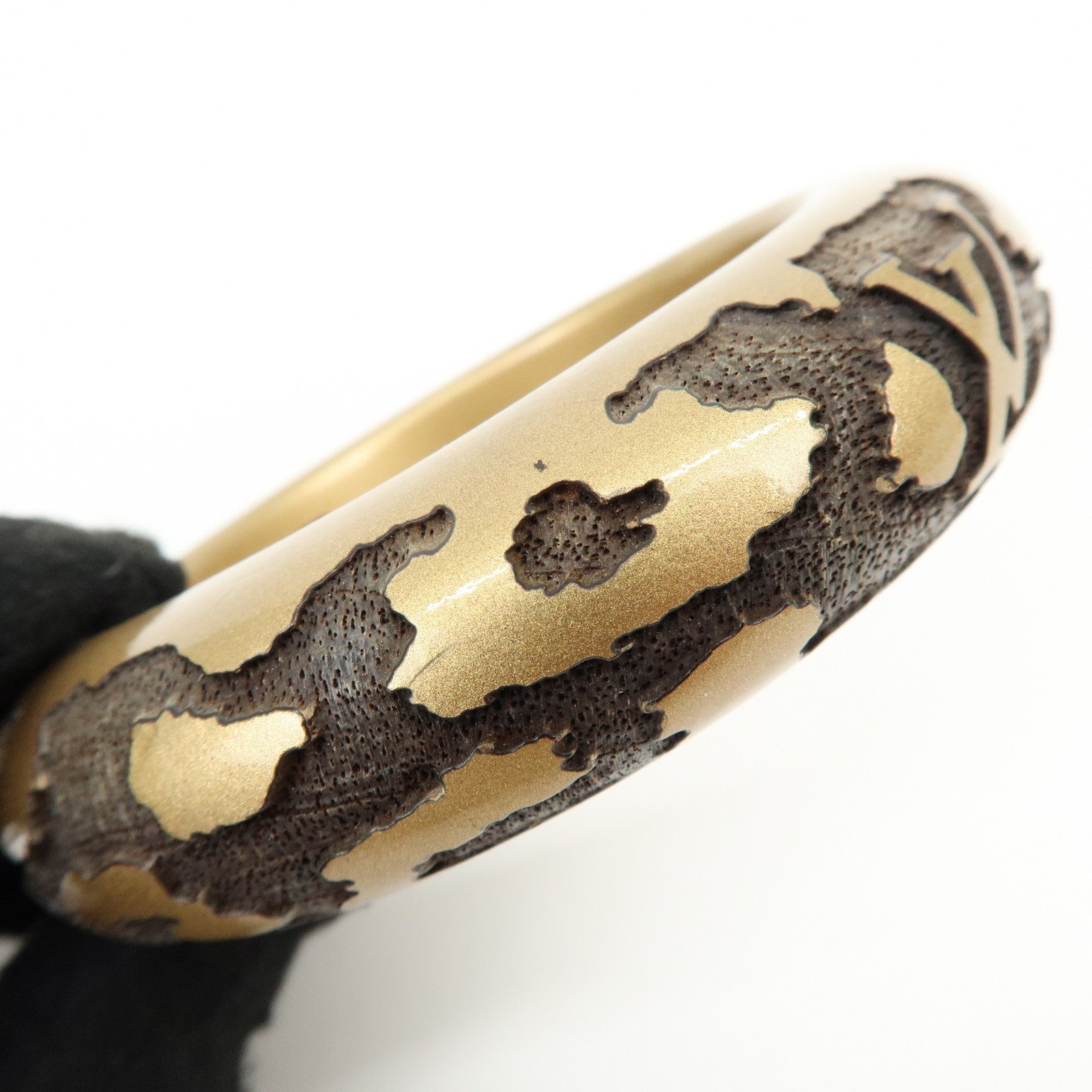 Louis Vuitton Leo Monogram Wood Lacquer Bangle Bracelet M65964