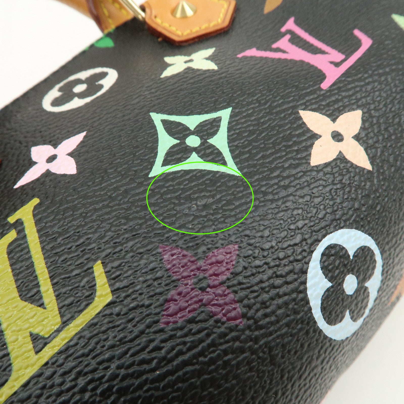 Louis Vuitton Monogram Multicolor Mini Speedy Mini Bag Noir M92644