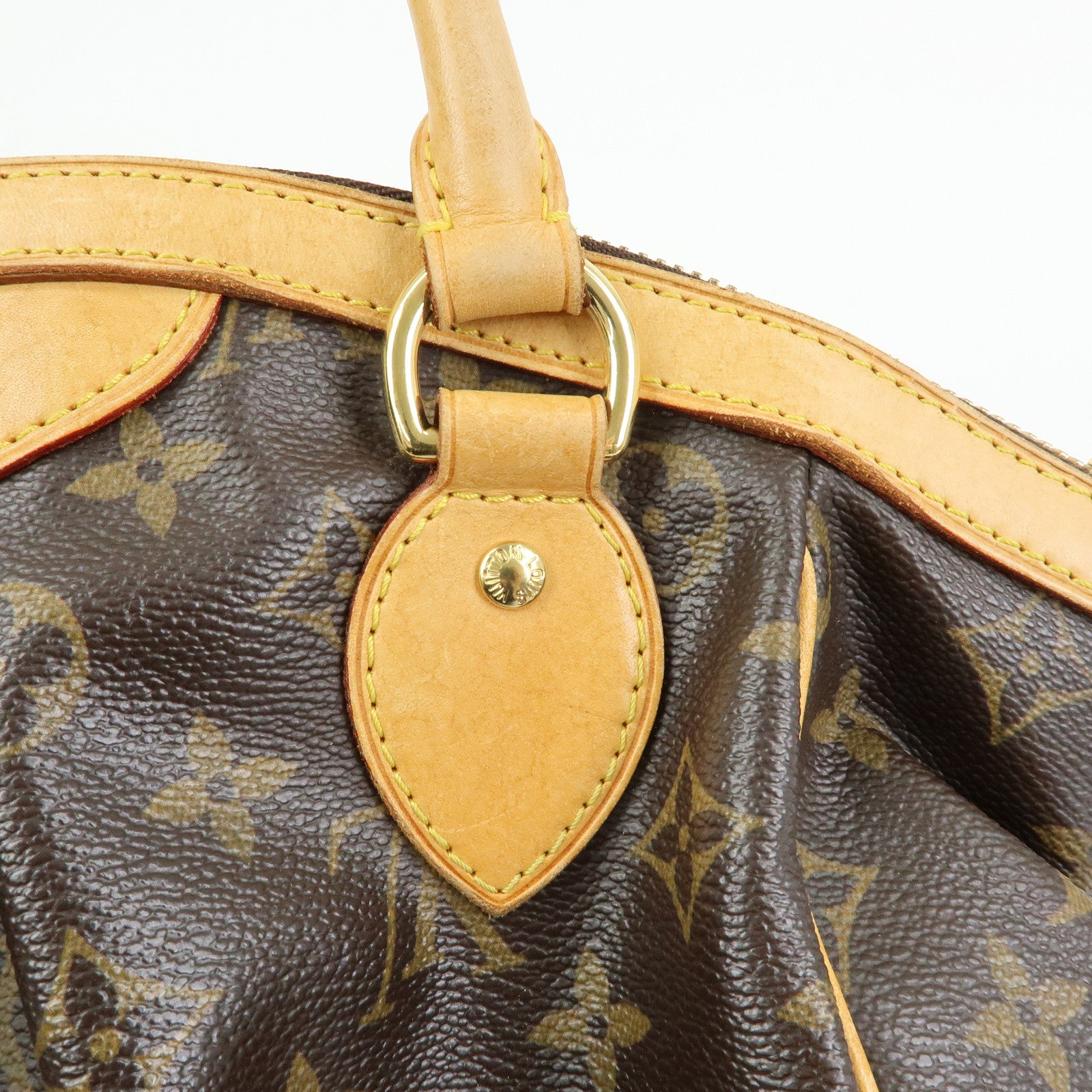 Louis Vuitton Monogram Tivoli PM Hand Bag Shoulder Bag Brown M40143